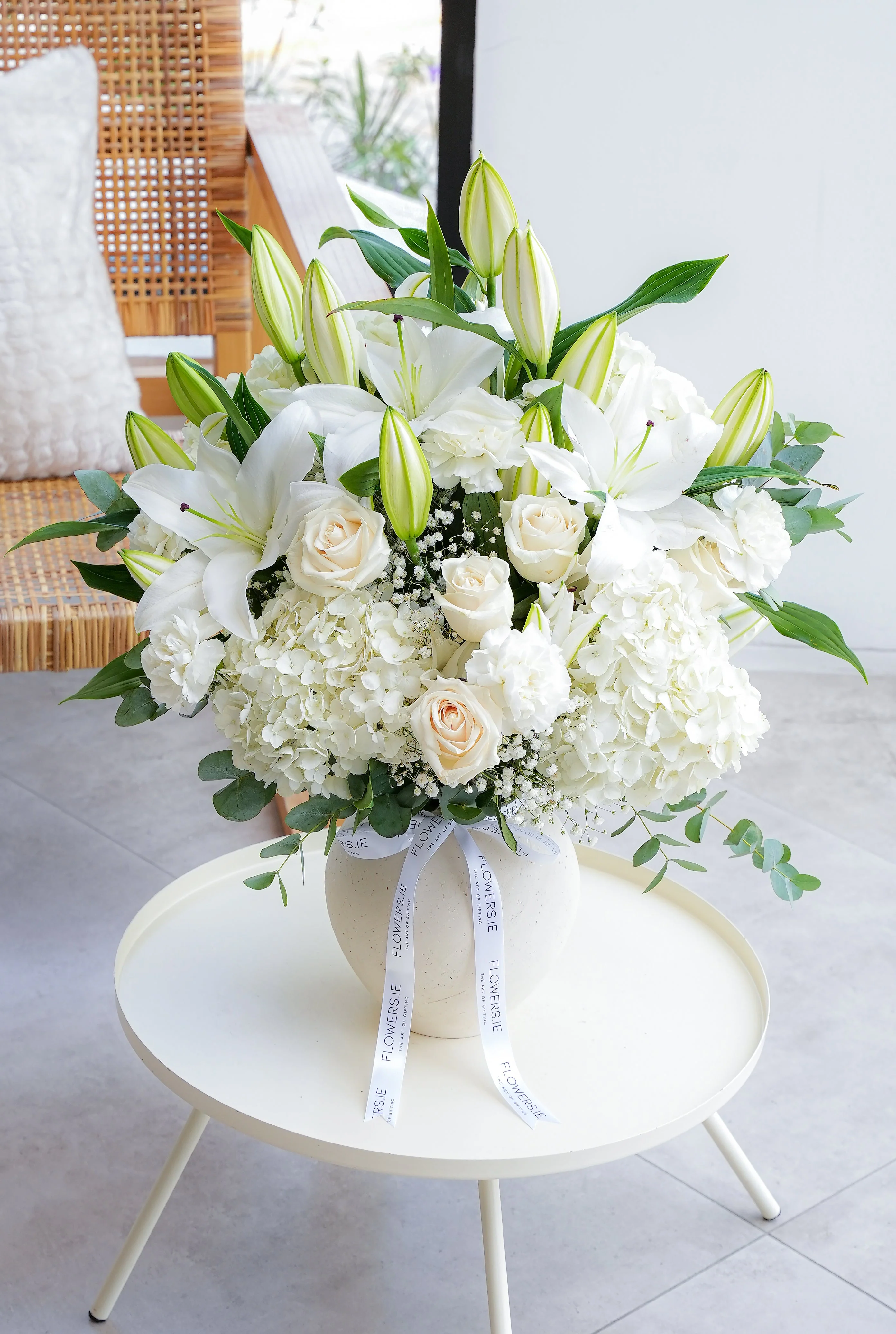 Birthday Wonderfully White - Ceramic Vase - Image 4