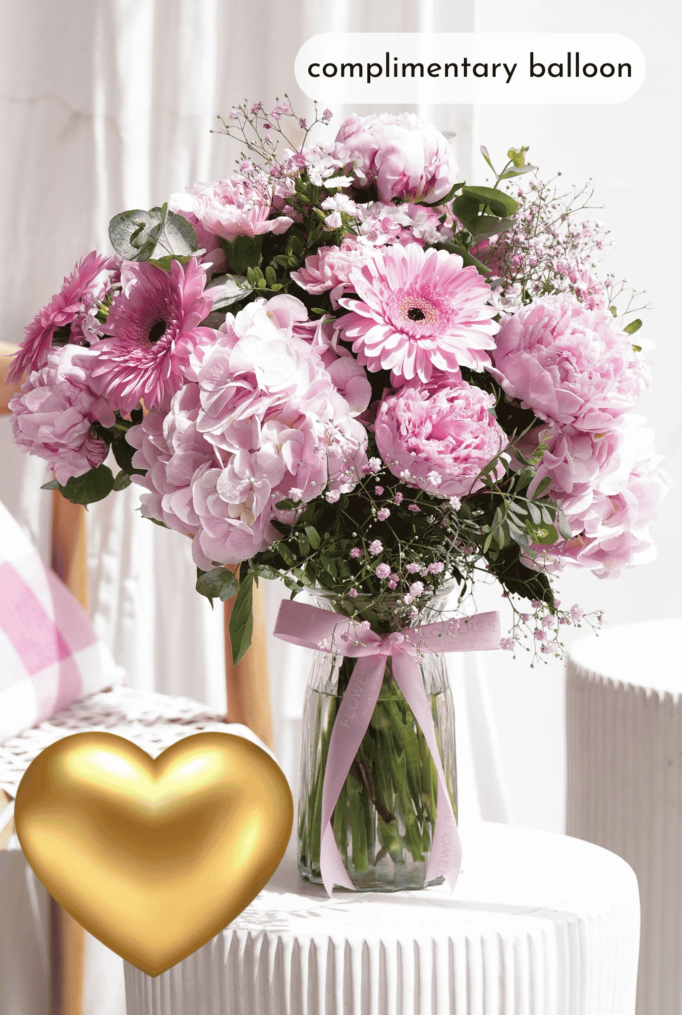 Peony Pretty Pink - Vase - Image 5