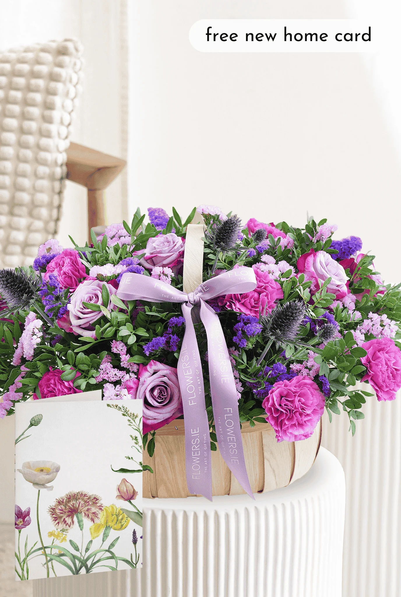 Lavender Floral - Basket (old) - Image 4