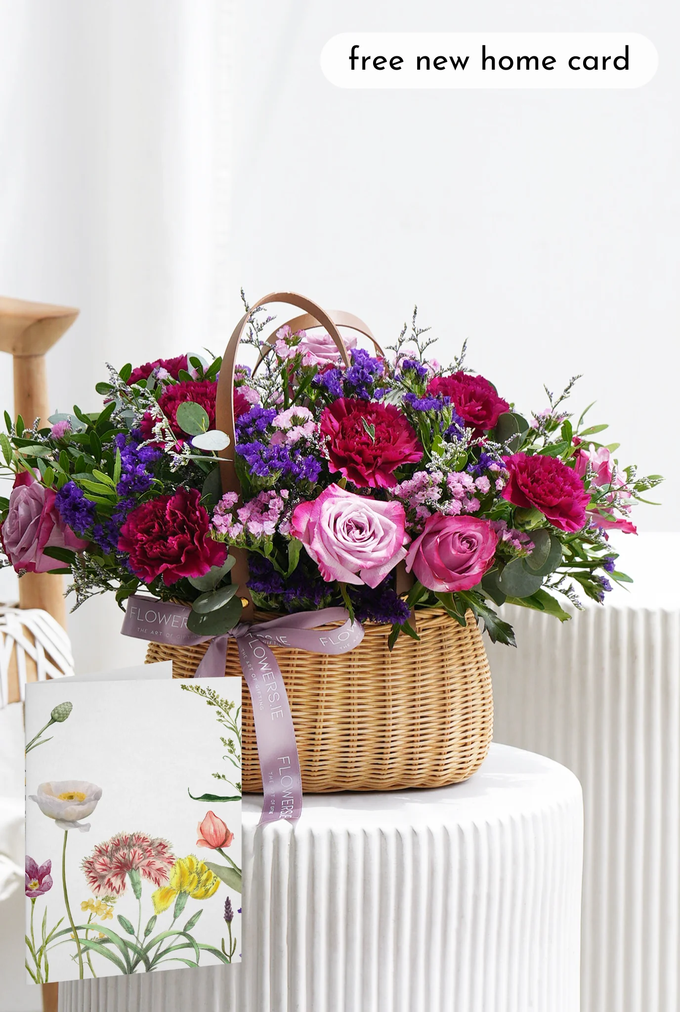 Lavender Floral - Basket - Image 4