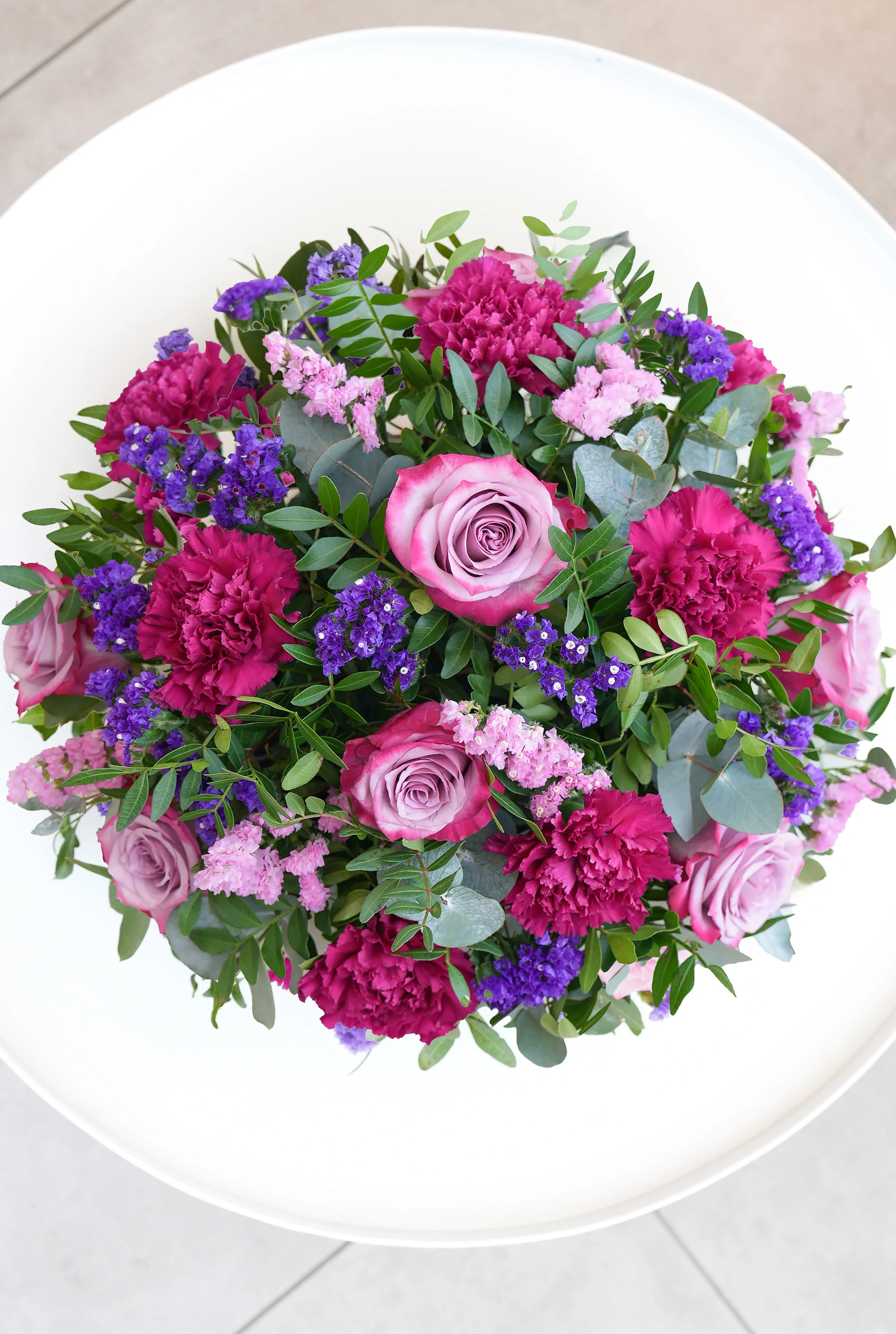 Lavender Floral Funeral Posy Pad - Image 5