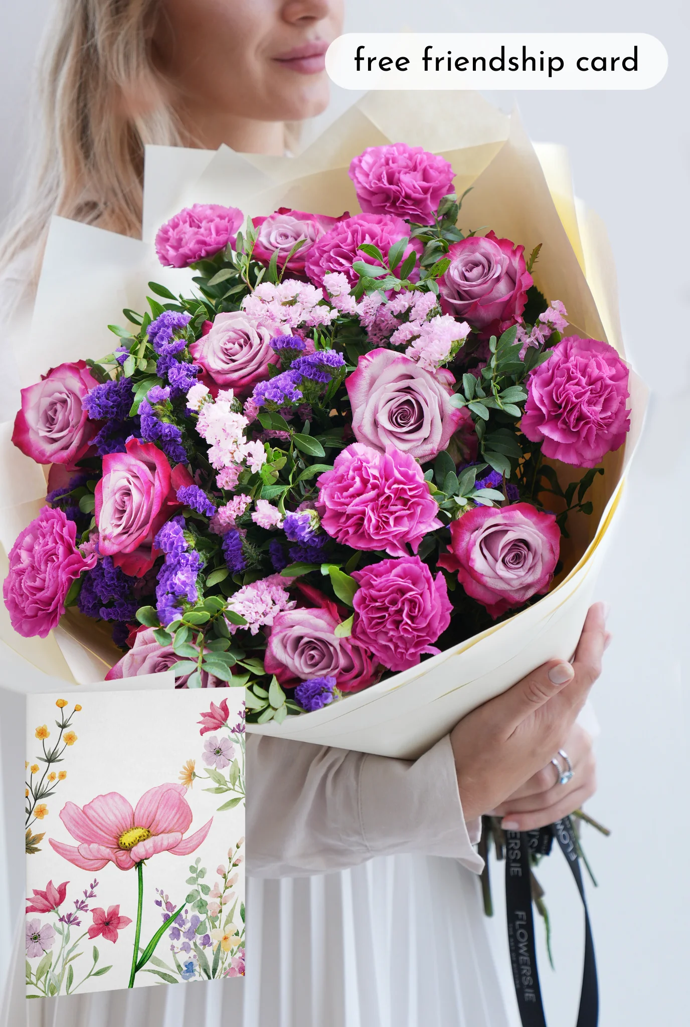 Lavender Floral - Hand-tied - Image 3