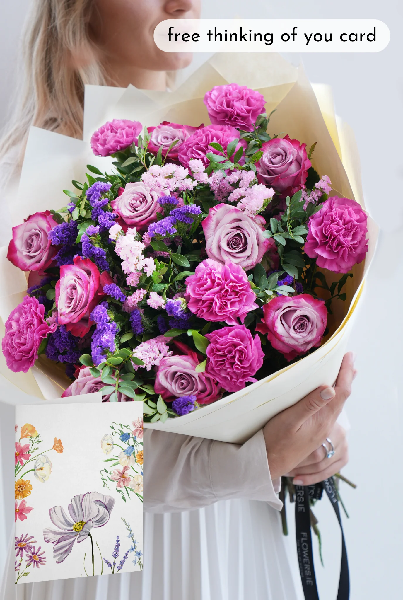 Lavender Floral - Hand-tied - Image 3