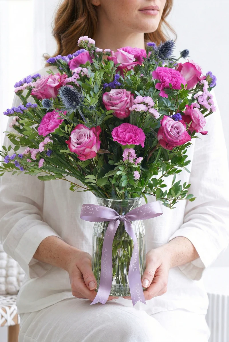 Lavender Floral - Vase - Image 7