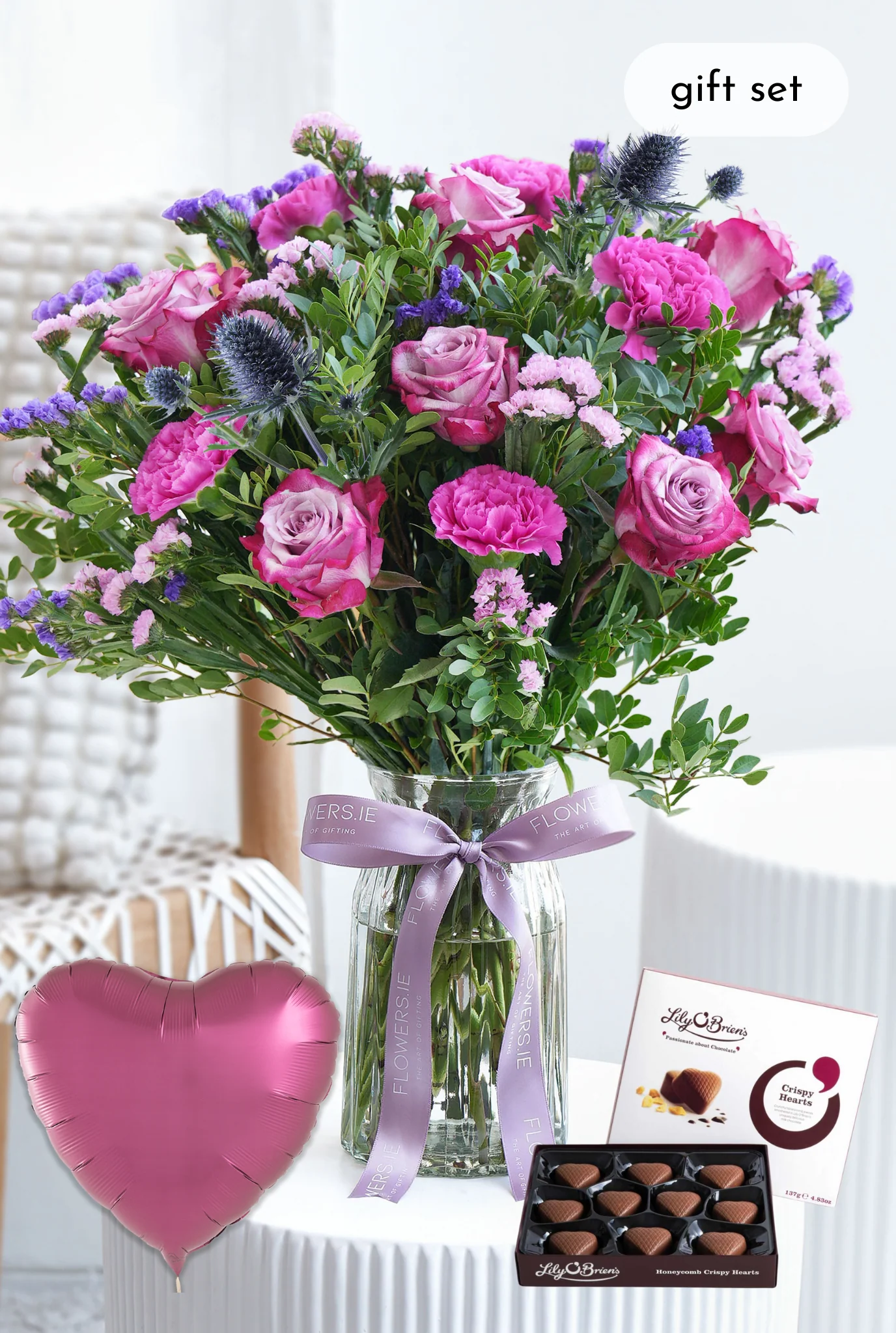 Lavender Floral - Vase Gift Set - Image 2