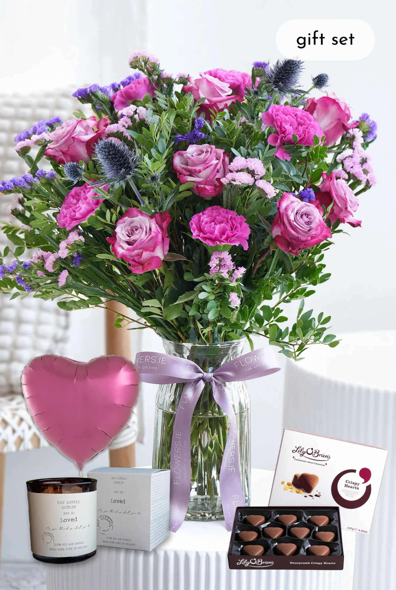 Lavender Floral - Vase Gift Set - Image 3