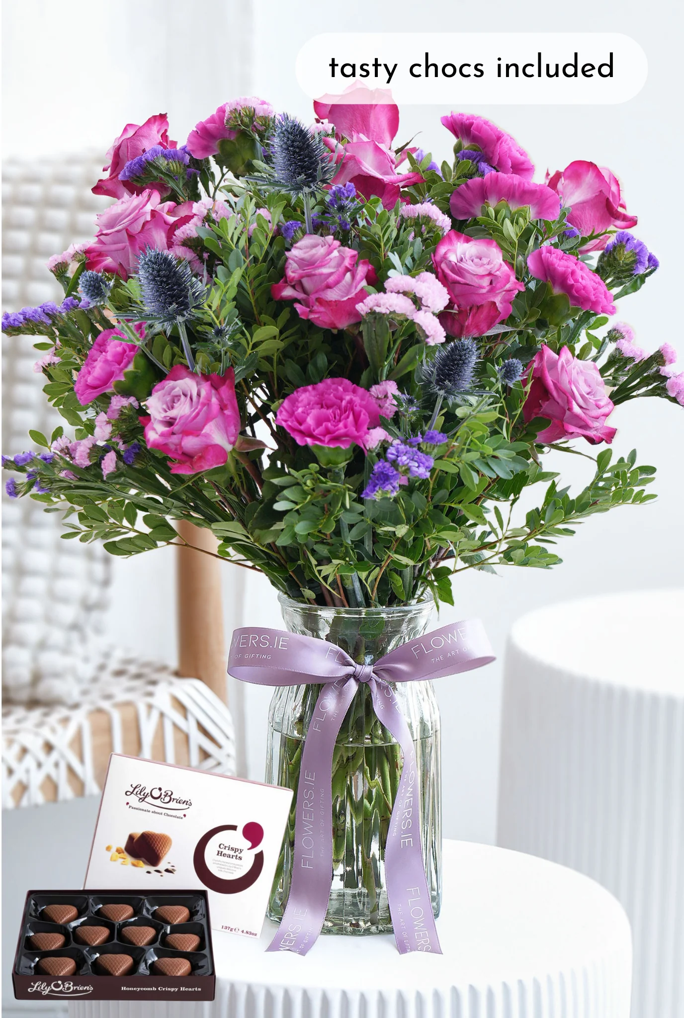 Lavender Floral - Vase - Image 3