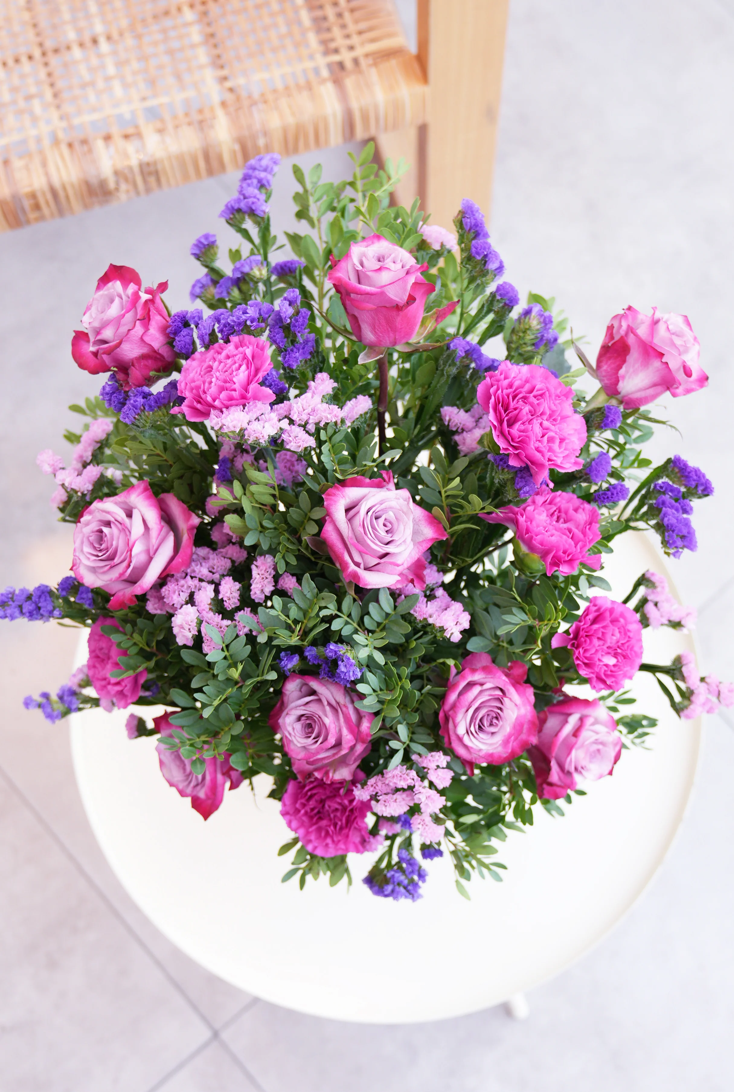 Lavender Floral - Vase - Image 3