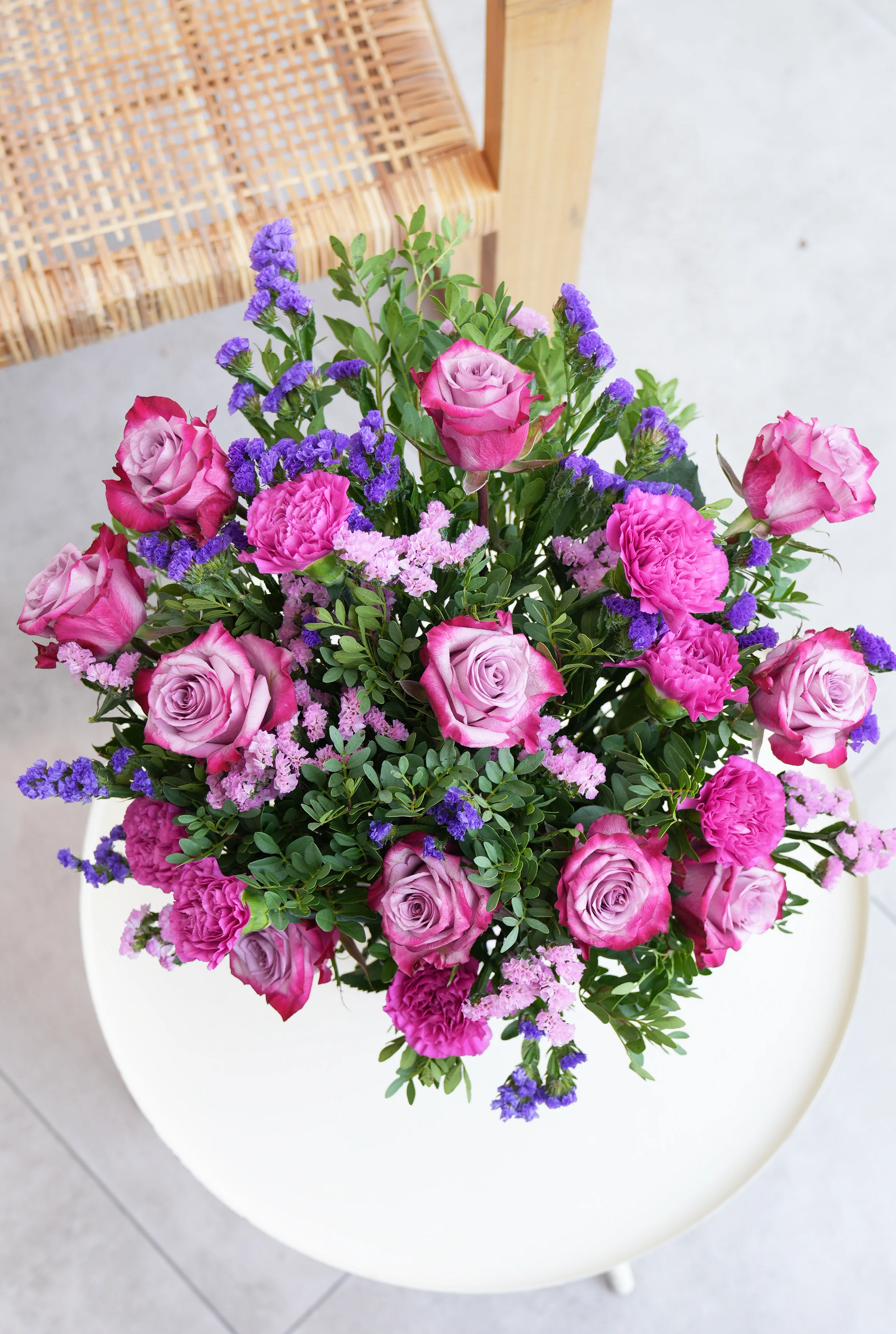 Lavender Floral - Vase - Image 4