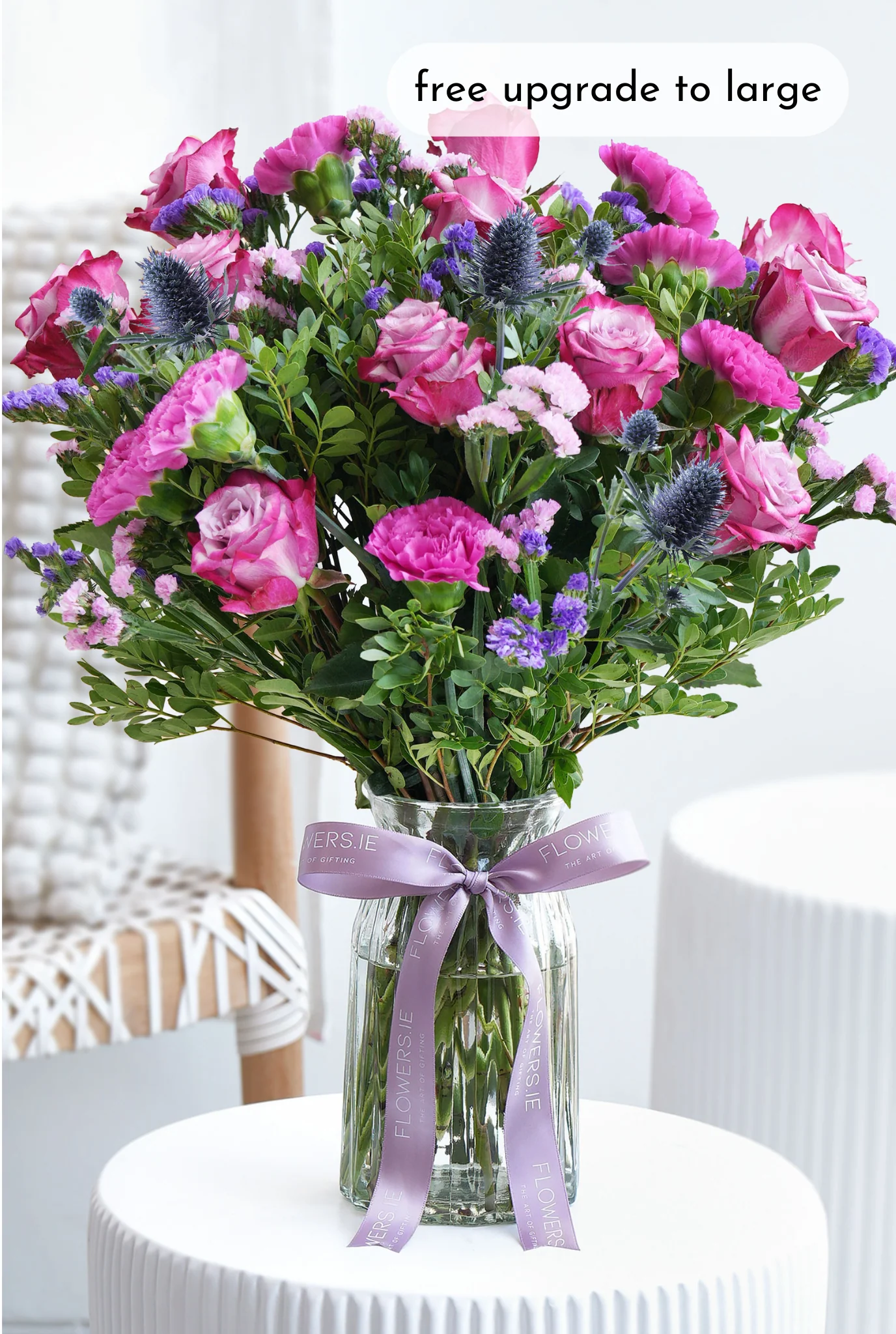 Lavender Floral - Vase - Image 3