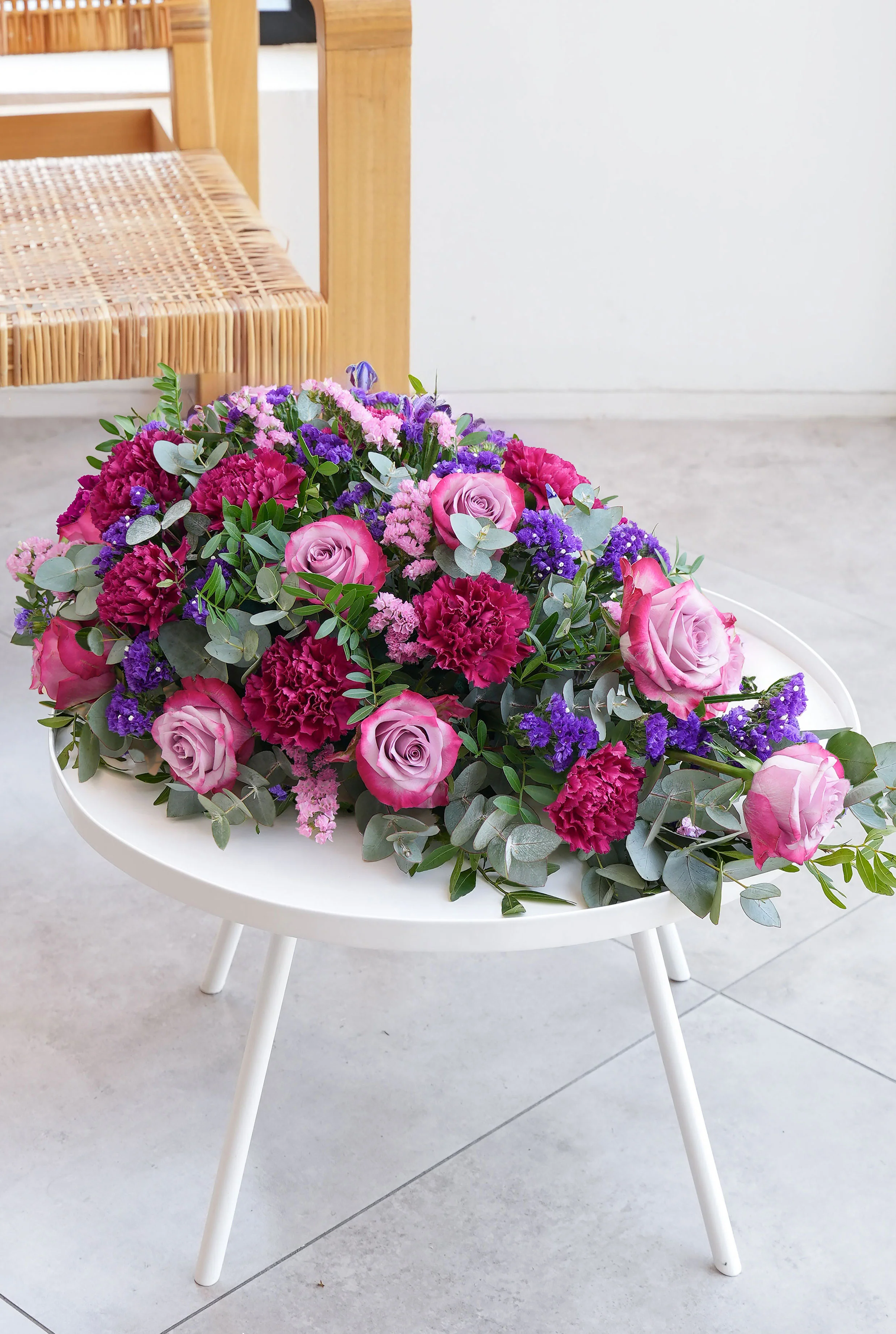 Lavender Floral Funeral Spray - Image 3