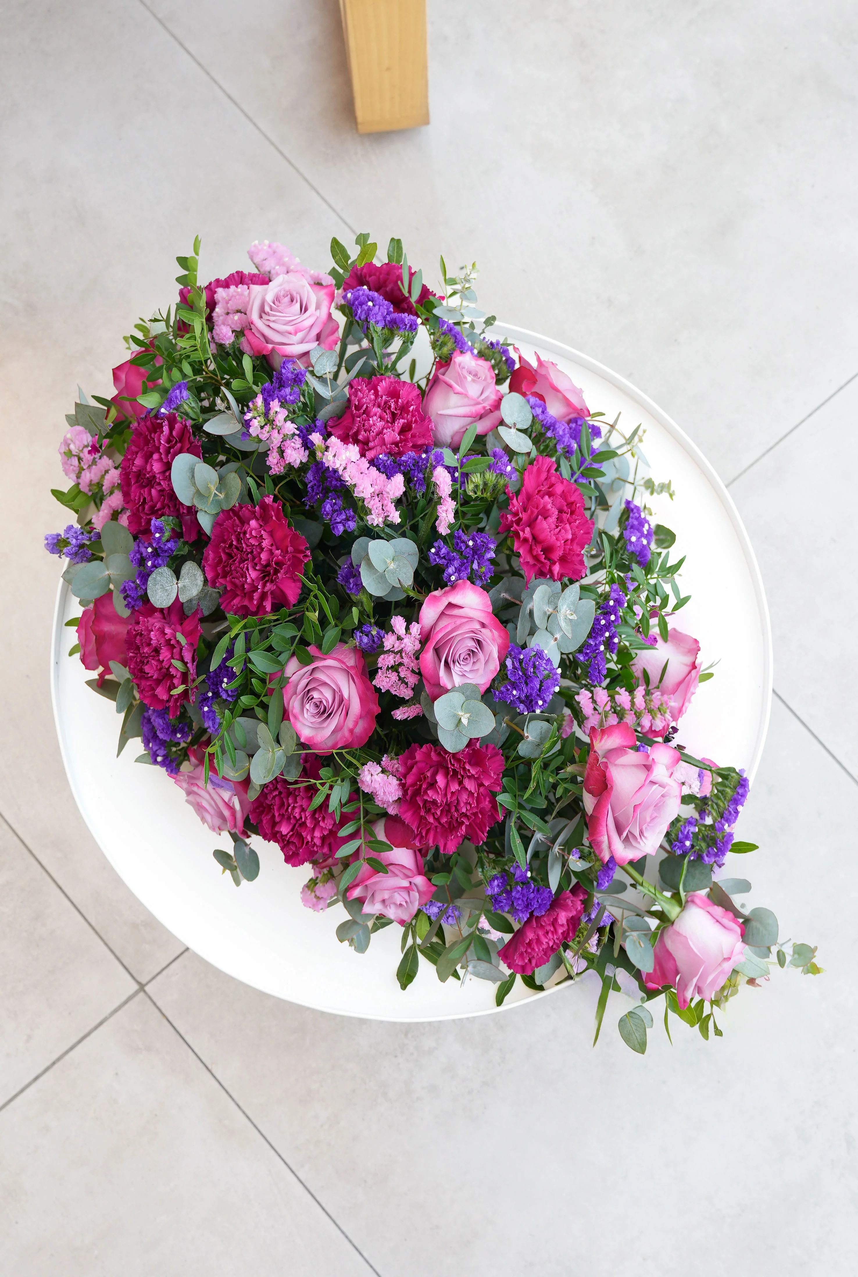 Lavender Floral Funeral Spray - Image 4