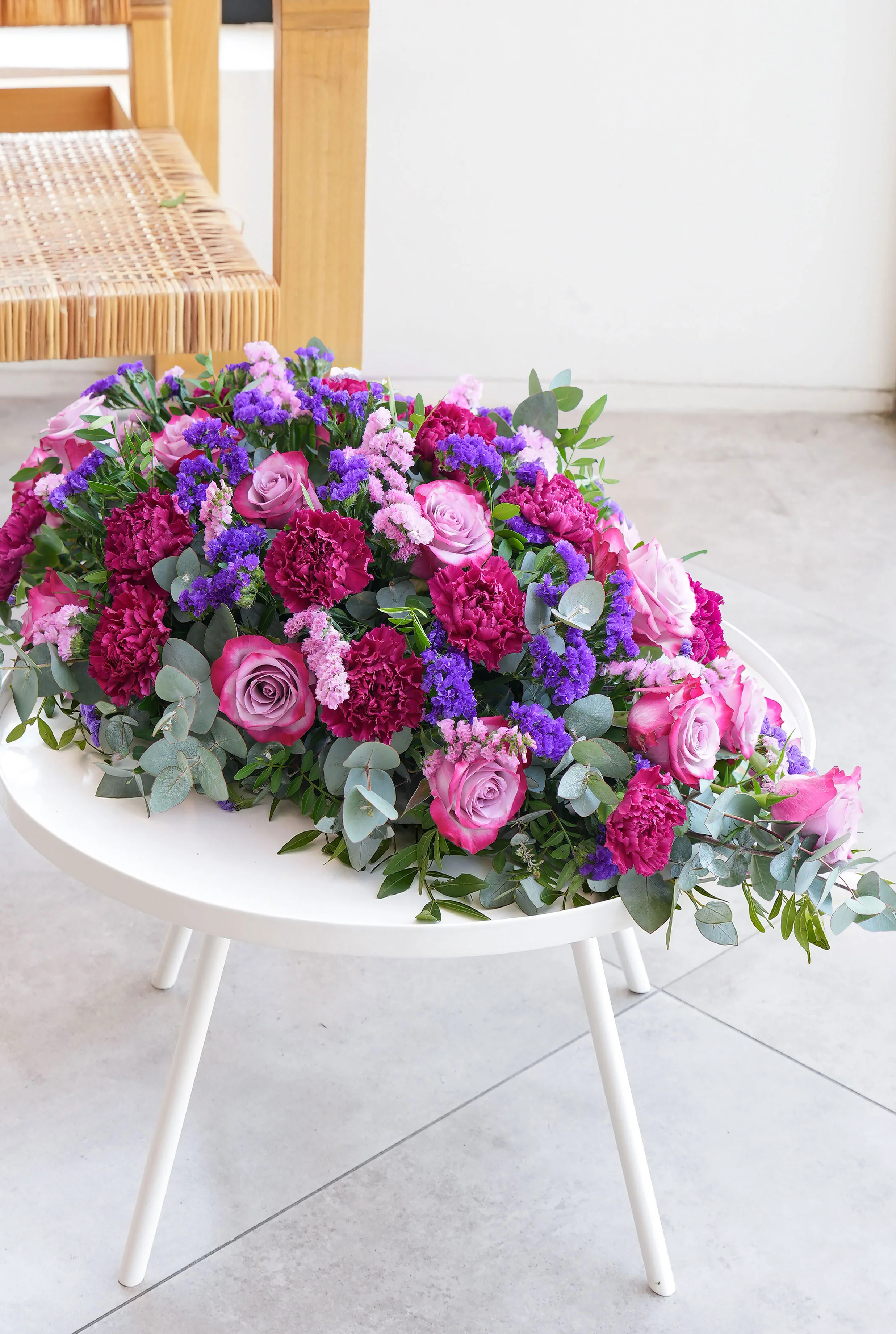 Lavender Floral Funeral Spray - Image 5
