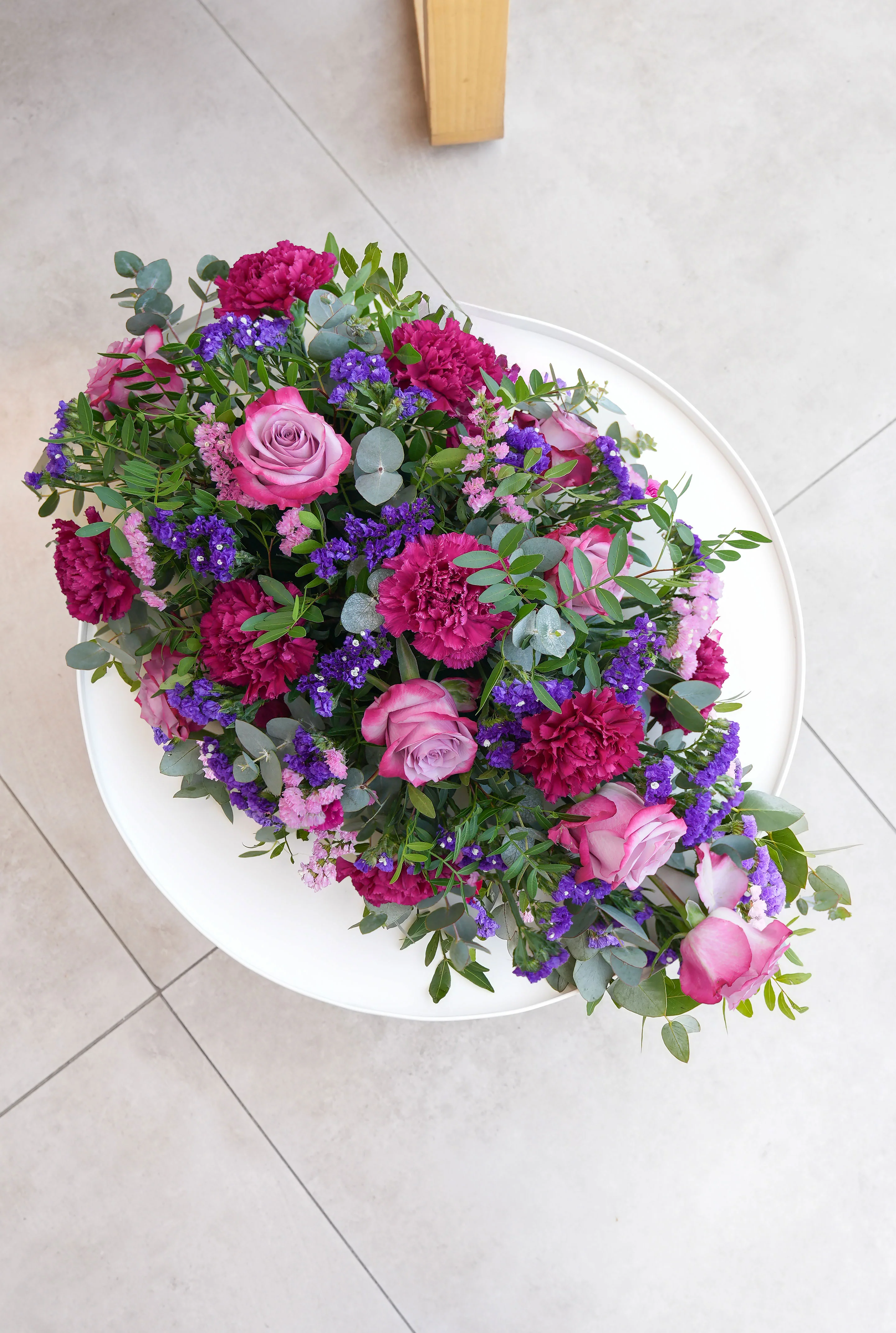 Lavender Floral Funeral Spray - Image 6