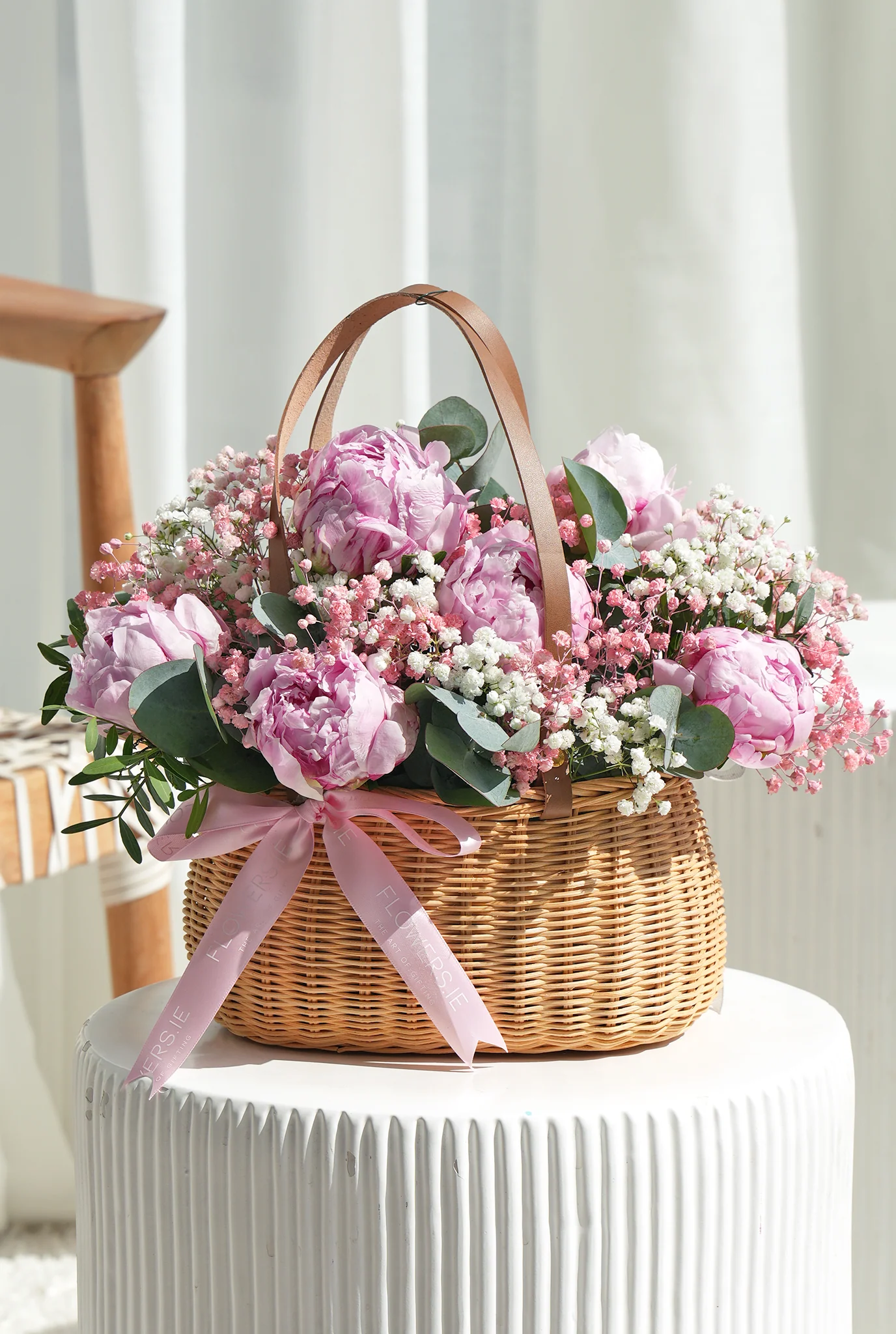 Luxury Pink Peony - Basket - Image 4