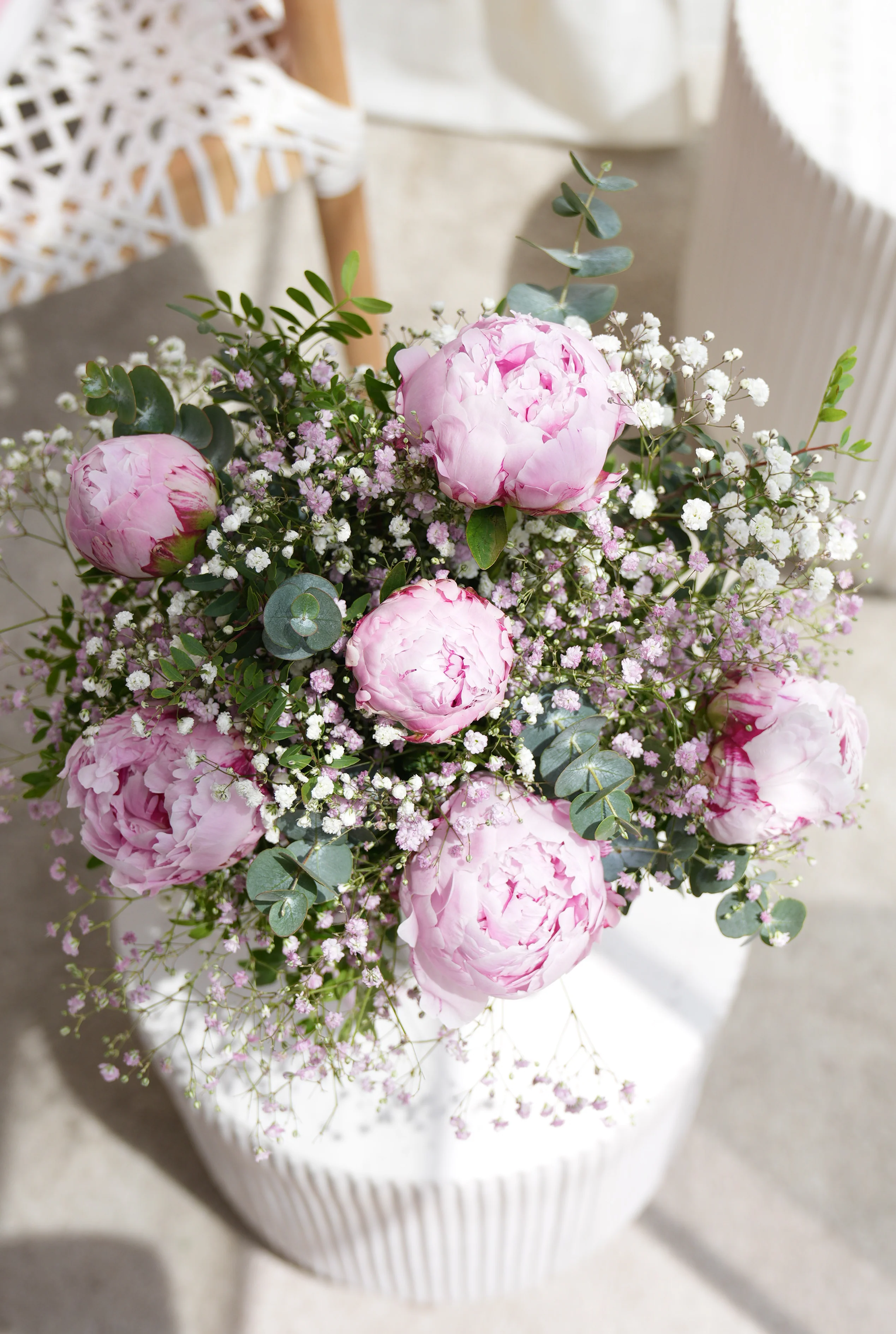 Luxury Pink Peony - Vase Gift Set - Image 3