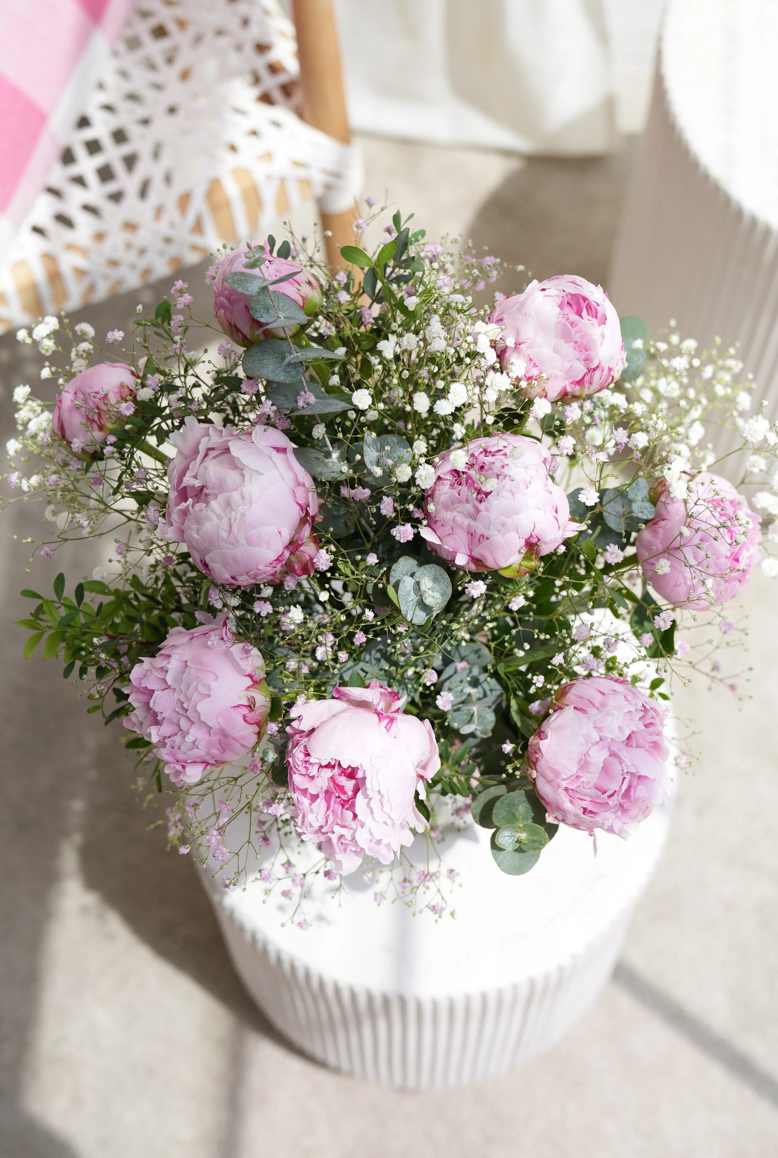 Luxury Pink Peony - Vase Gift Set - Image 5