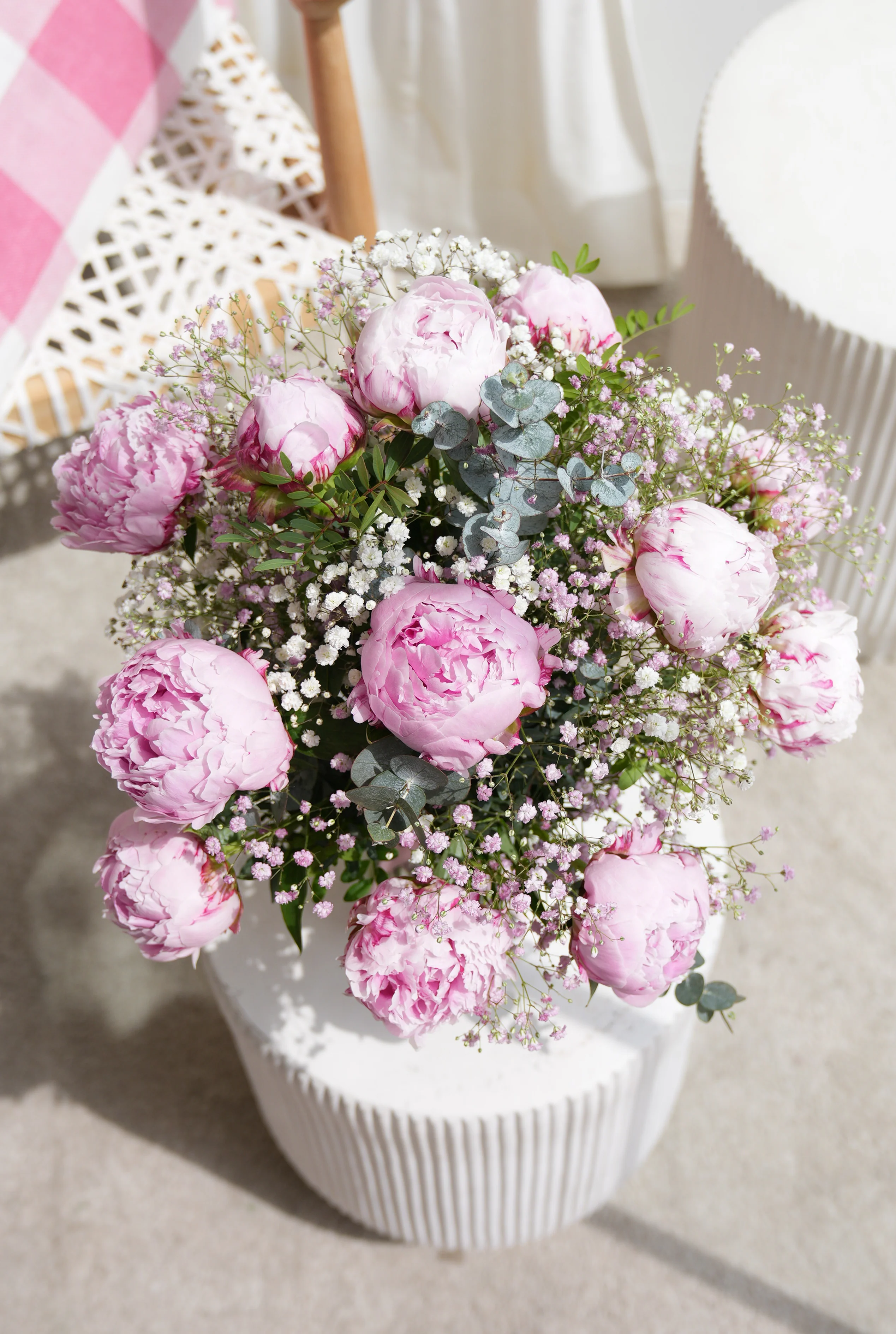 Luxury Pink Peony - Vase Gift Set - Image 7
