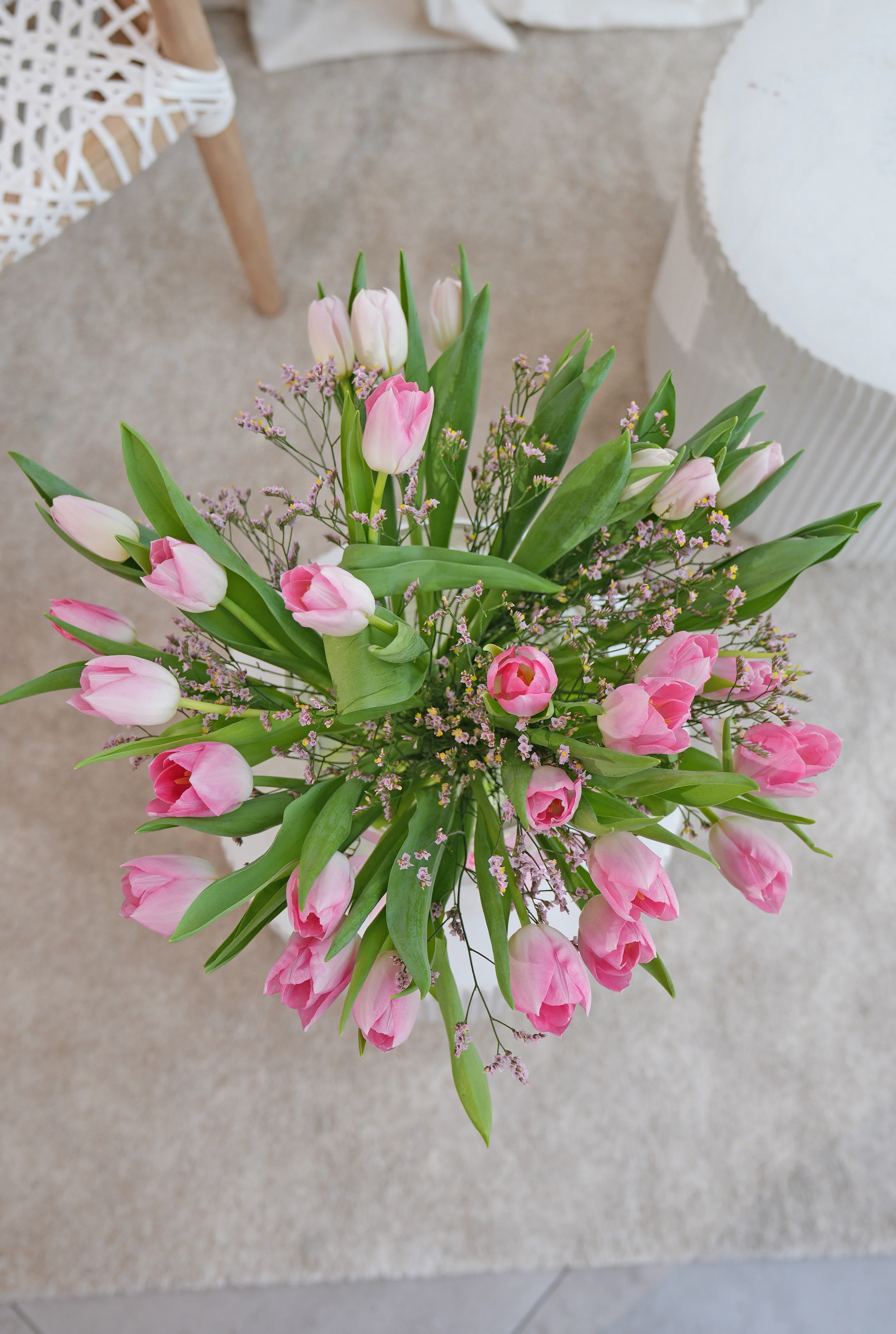 Luxury Pink Tulips - Vase - Image 7