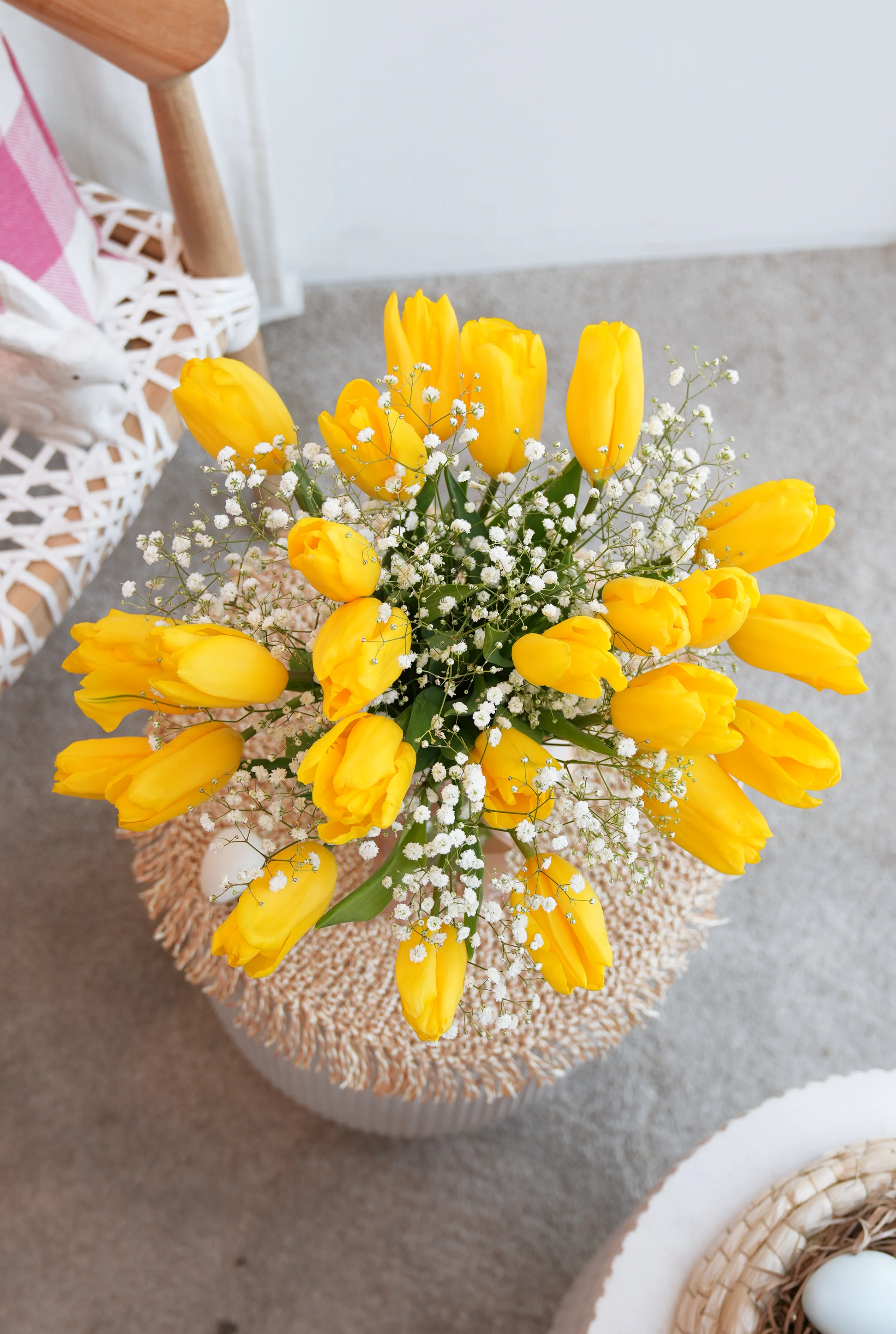 Luxury Yellow Tulips - Vase - Image 5