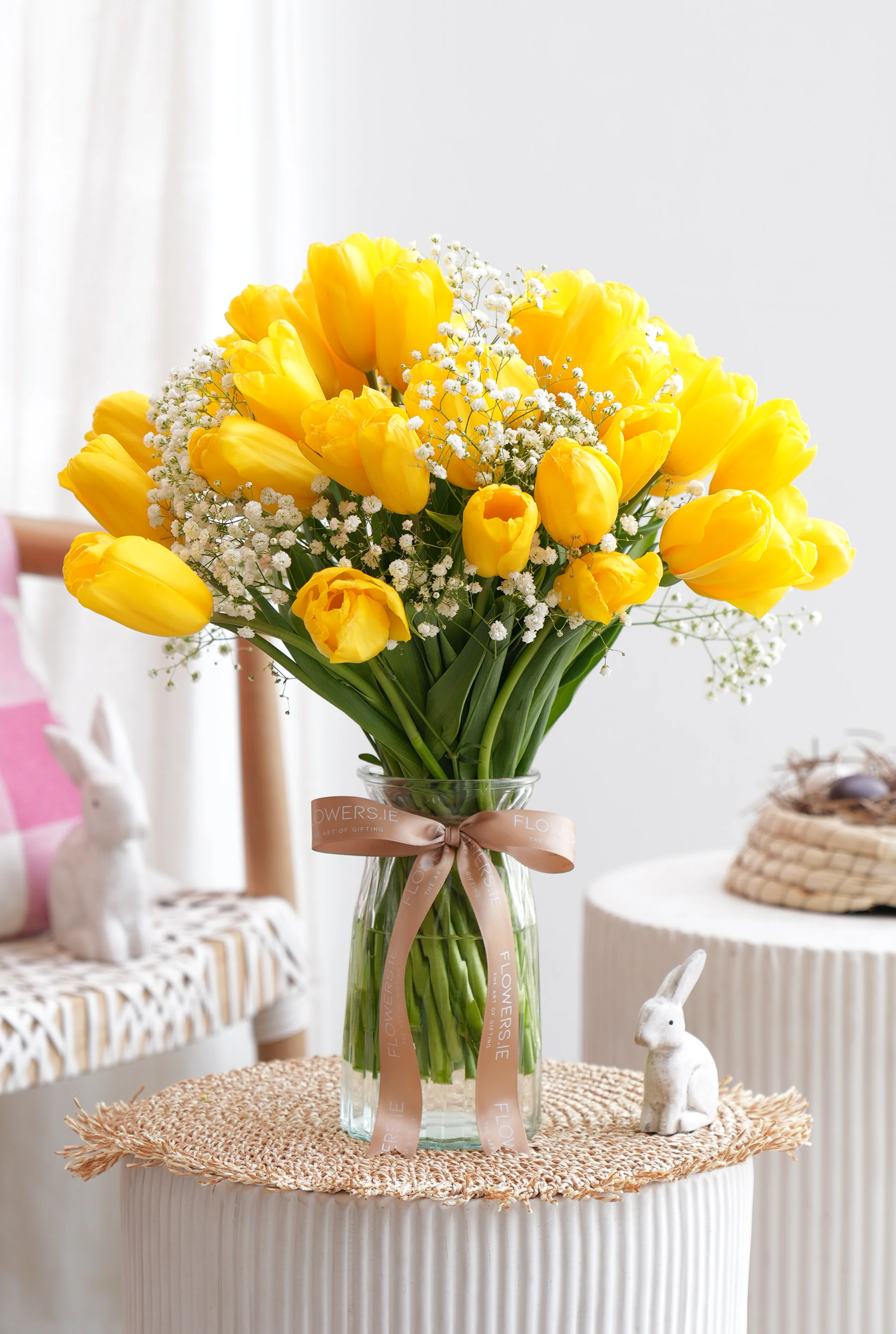 Luxury Yellow Tulips - Vase - Image 8