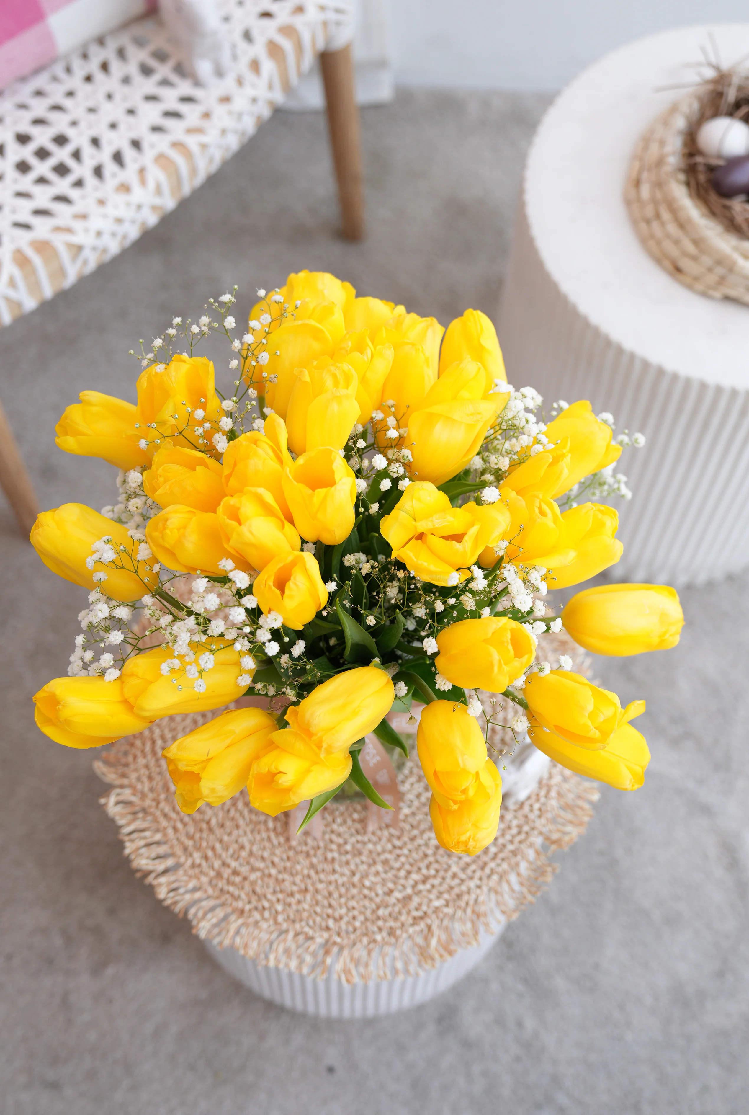 Luxury Yellow Tulips - Vase - Image 9