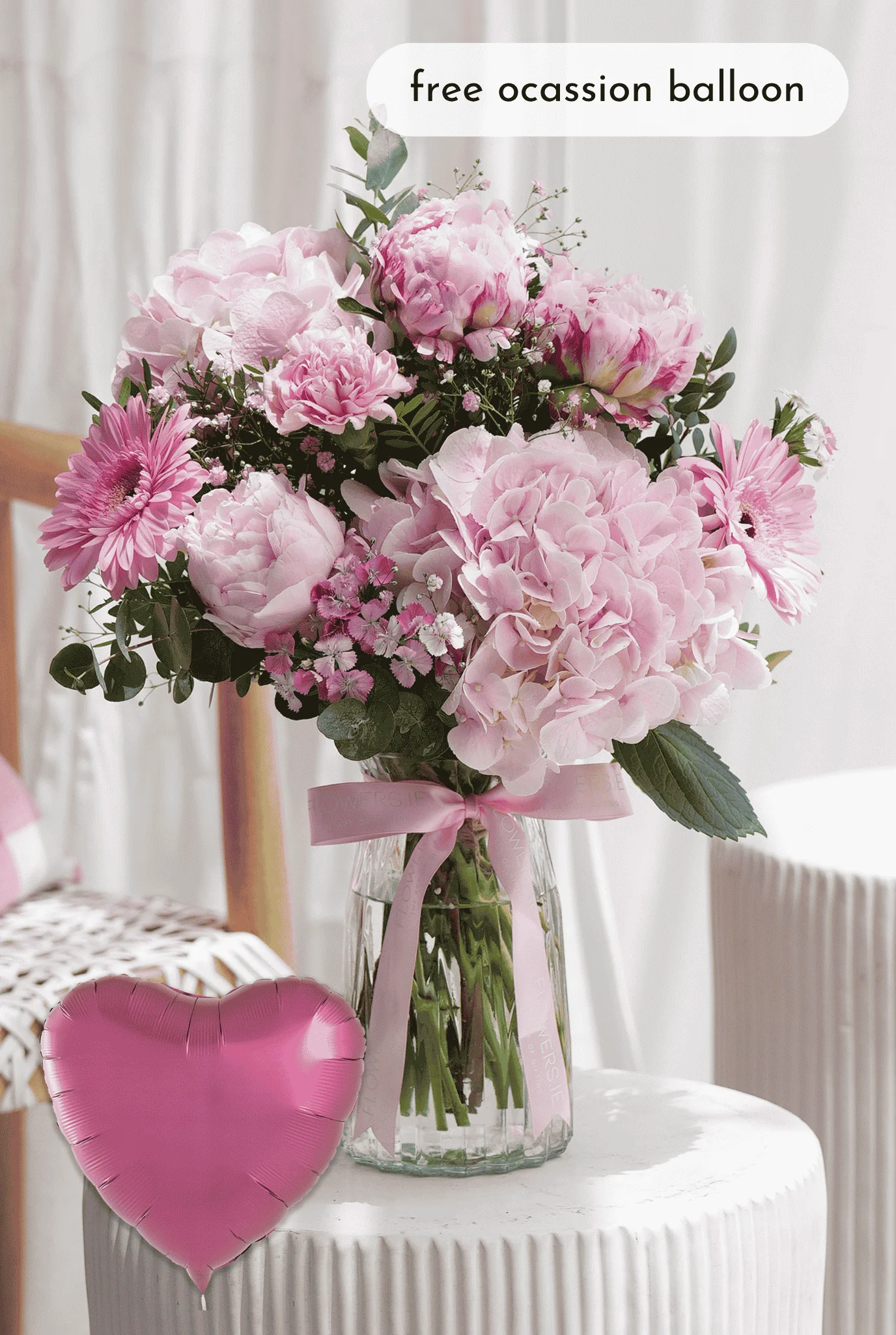 Peony Pretty Pink - Vase - Image 5
