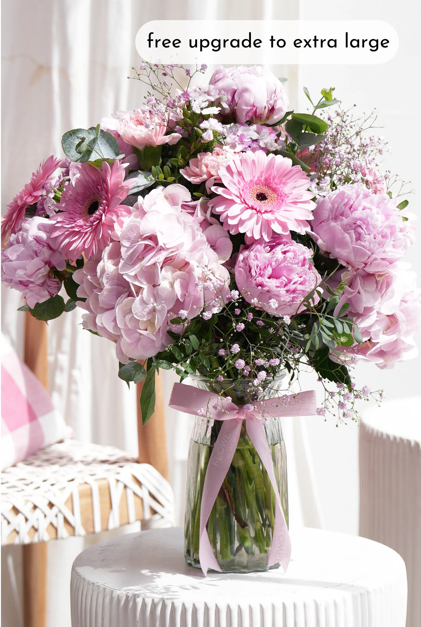 Peony Pretty Pink - Vase - Image 4