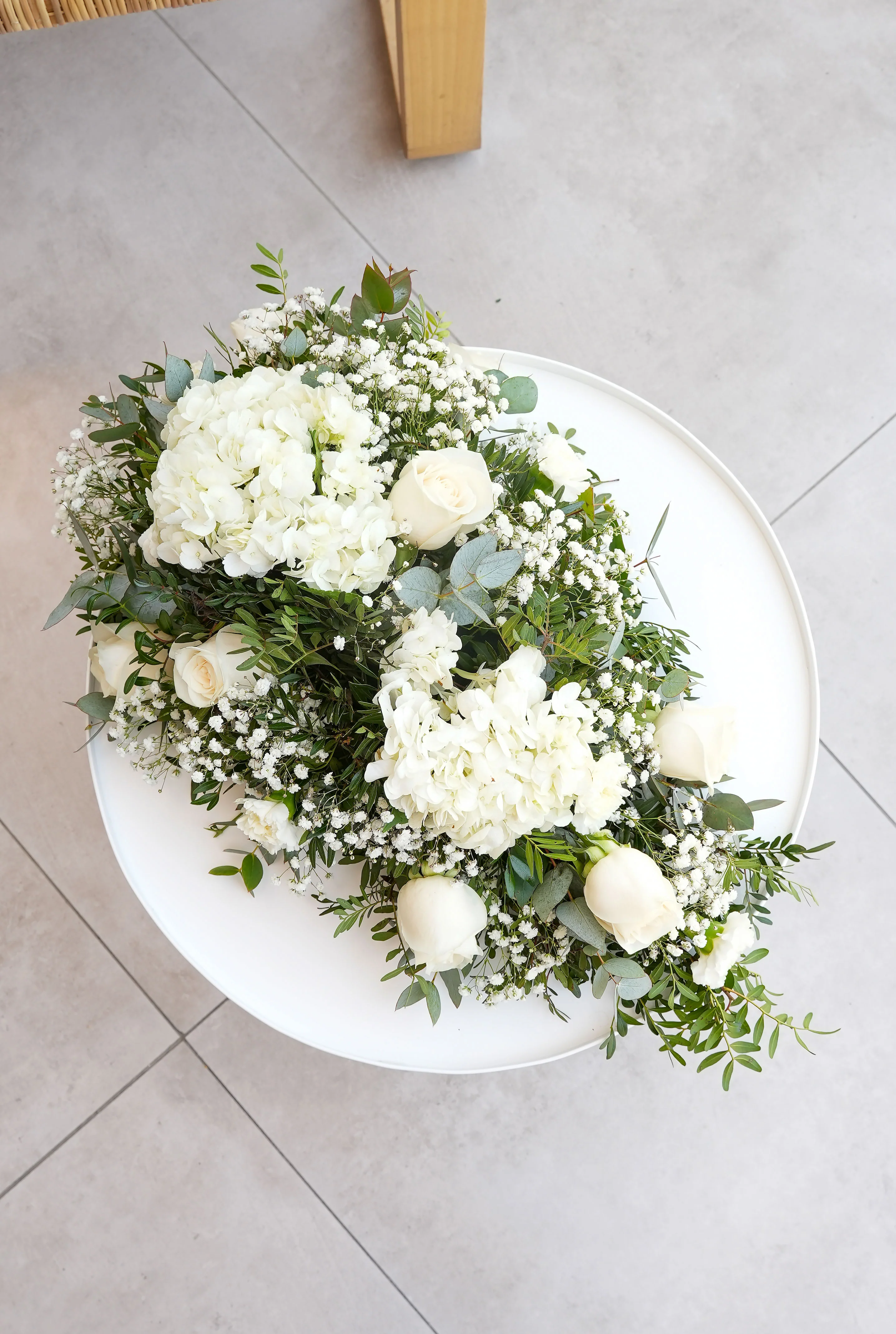 Perfect White Funeral Spray - Image 2
