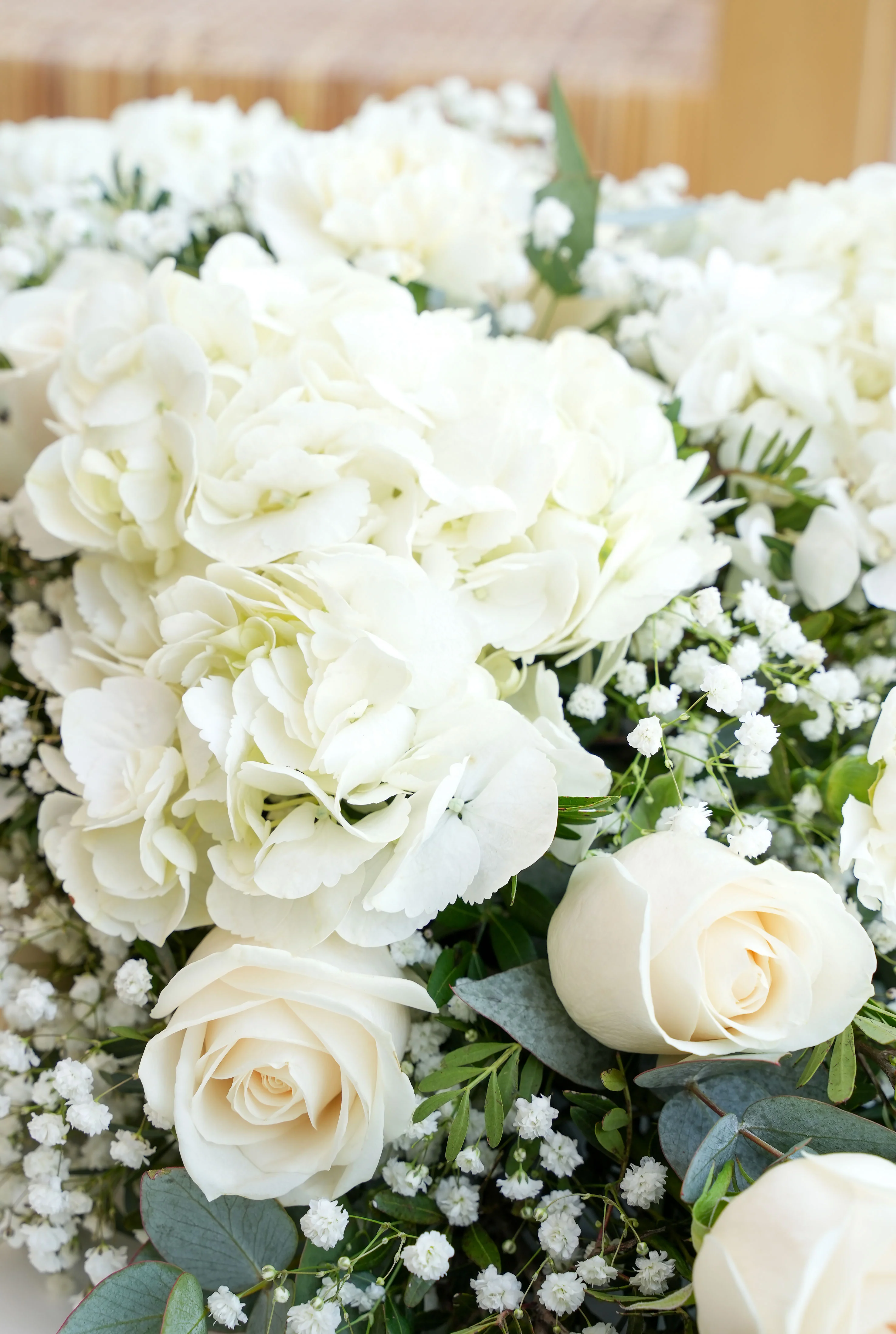Perfect White Funeral Spray - Image 3