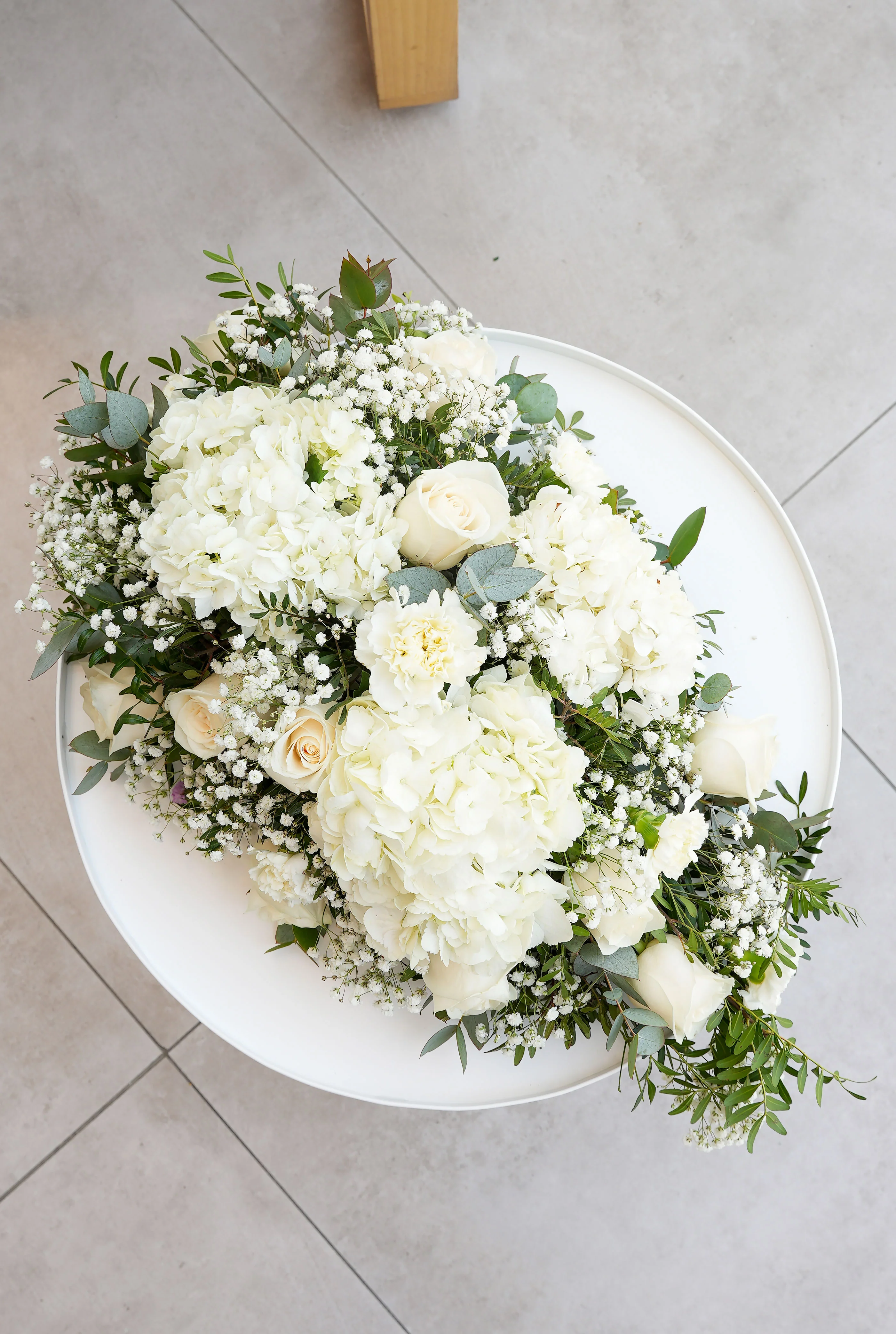 Perfect White Funeral Spray - Image 5
