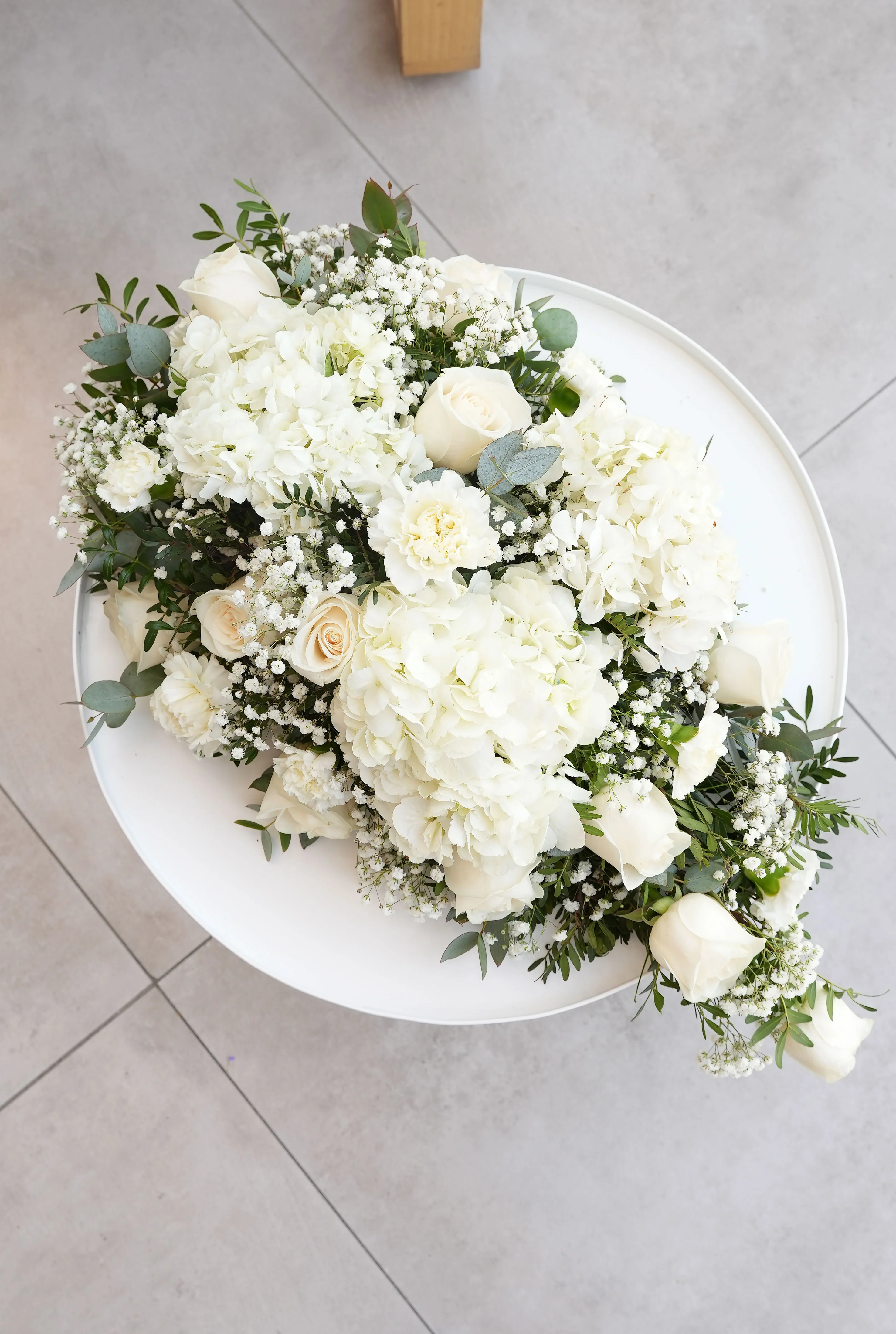 Perfect White Funeral Spray - Image 7