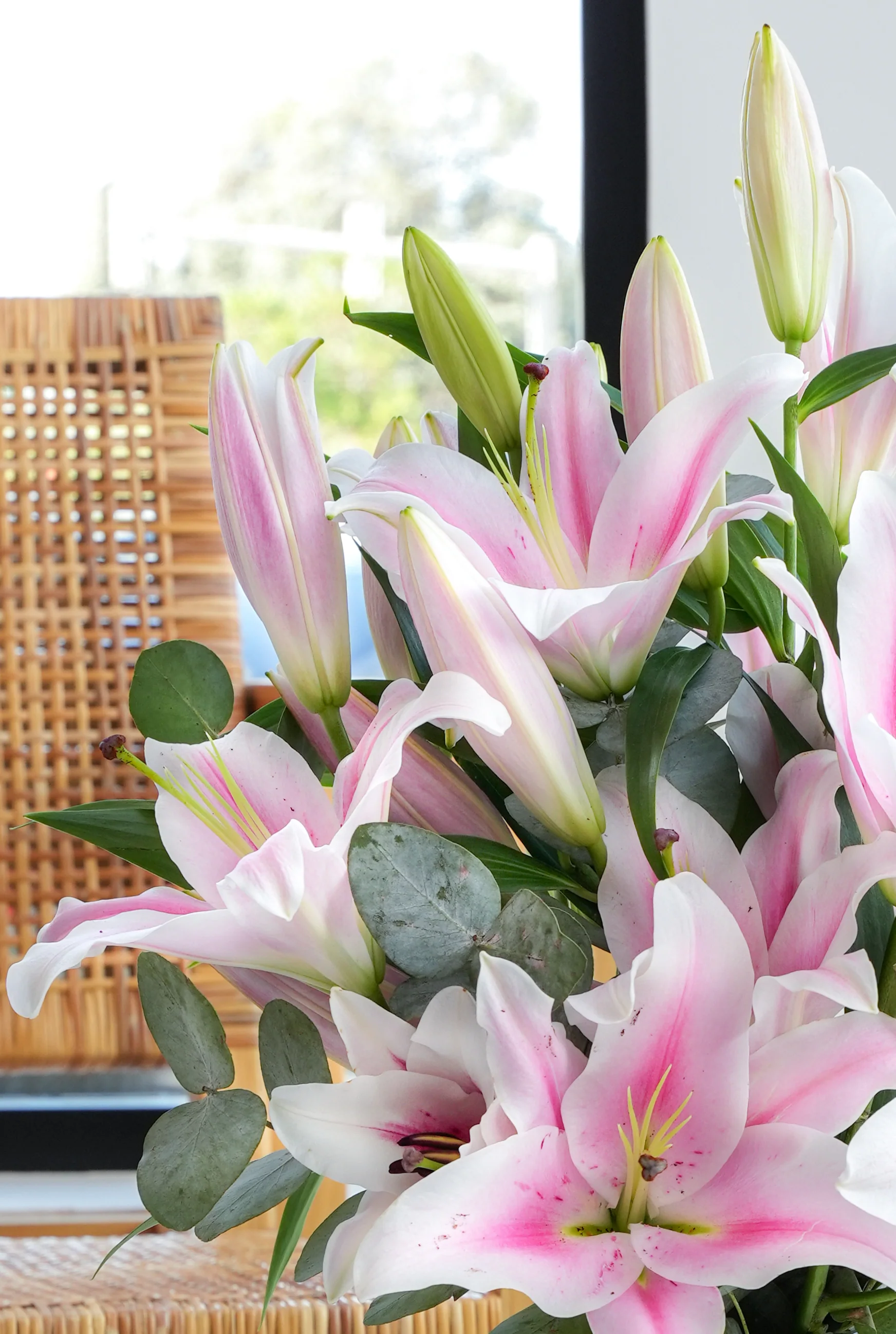 Pink Scented Lily - Vase - Image 3