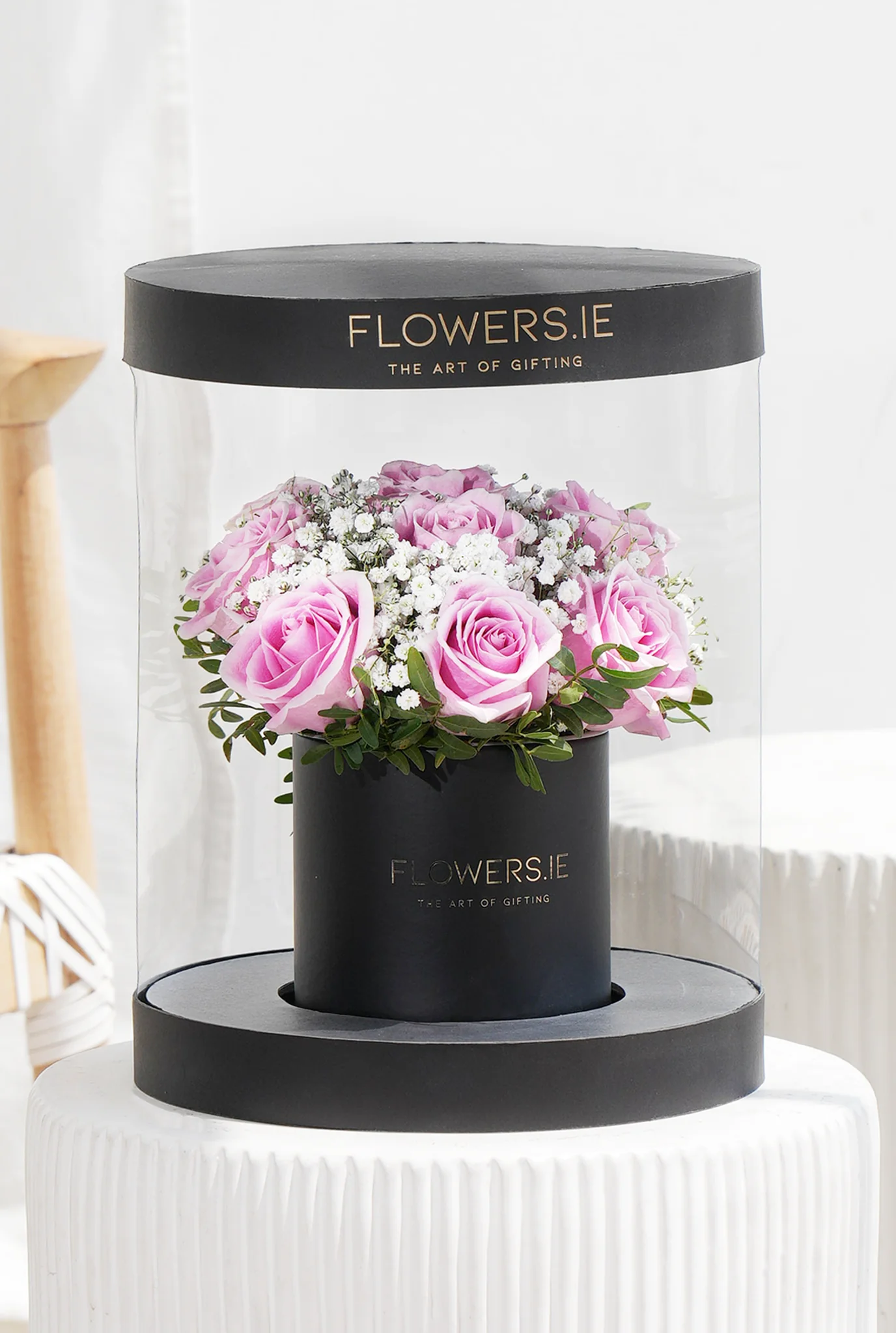 Premium Pink Rose - Hatbox - Image 3