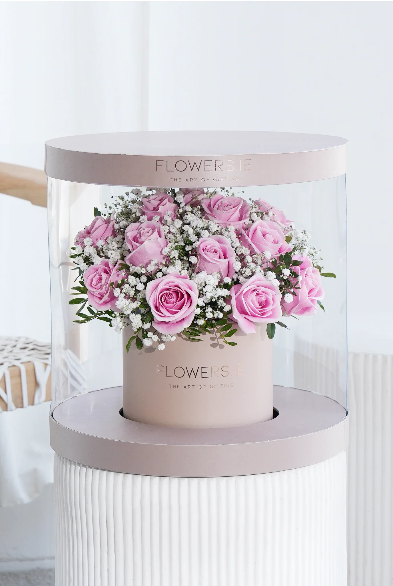 Premium Pink Rose - Hatbox - Image 4