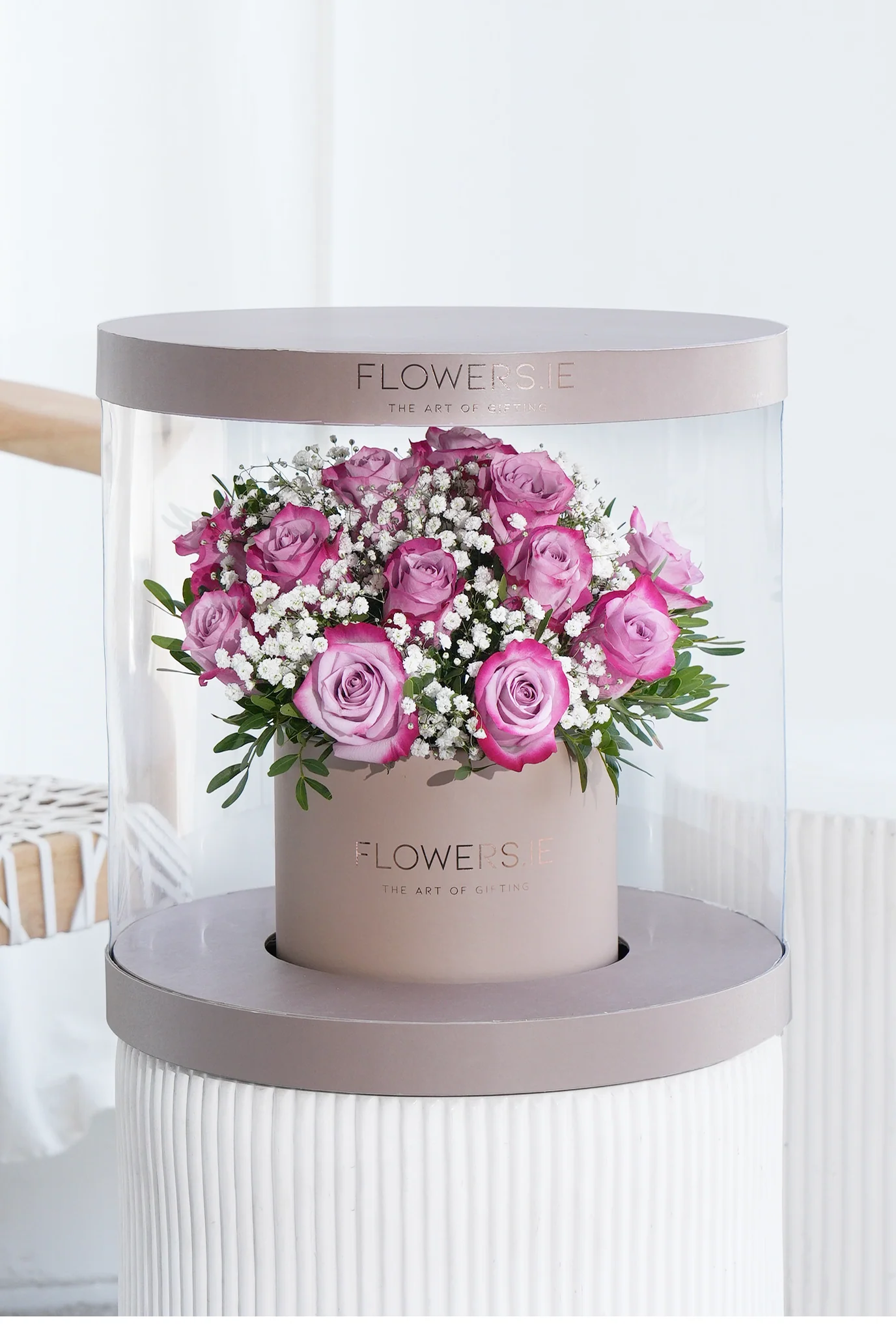 Premium Purple Rose - Hatbox - Image 4