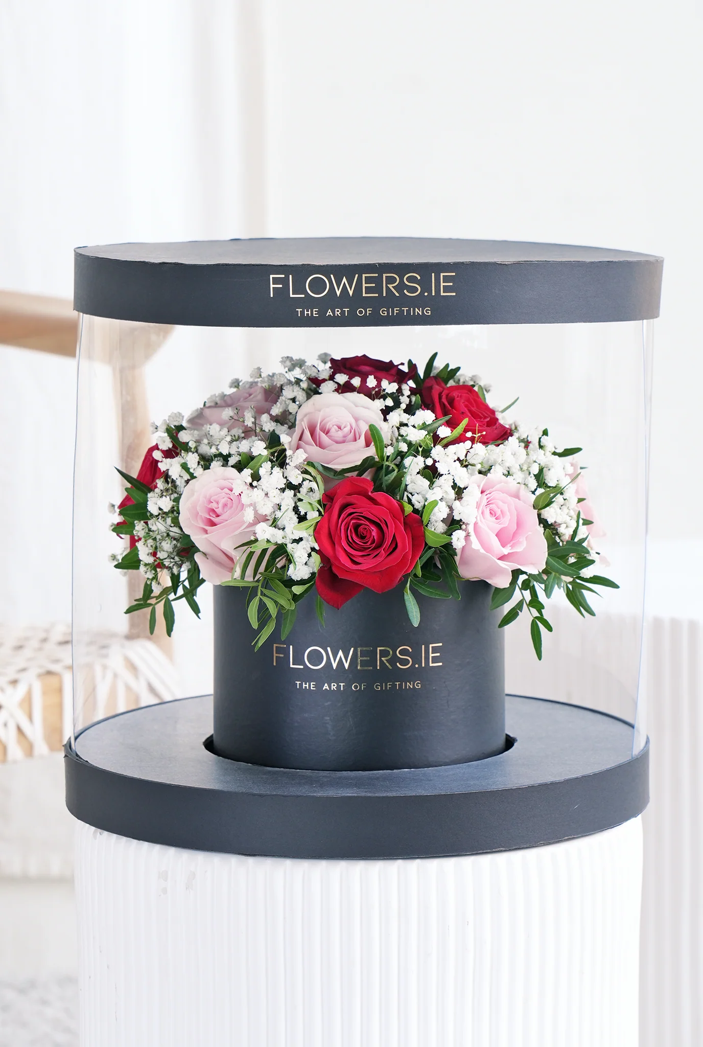Premium Red and Pink Rose - Hatbox - Image 6