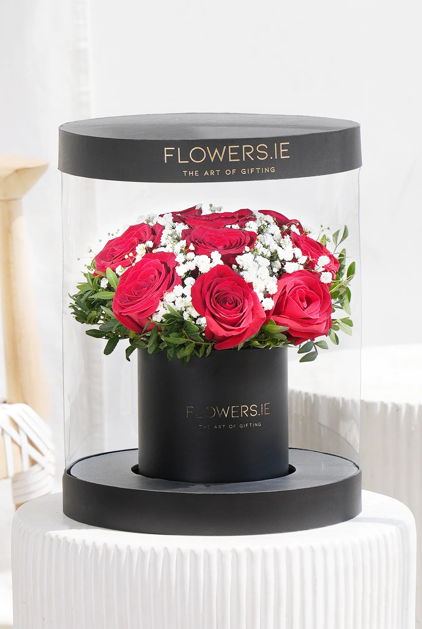 Premium Red Rose - Hatbox - Image 3