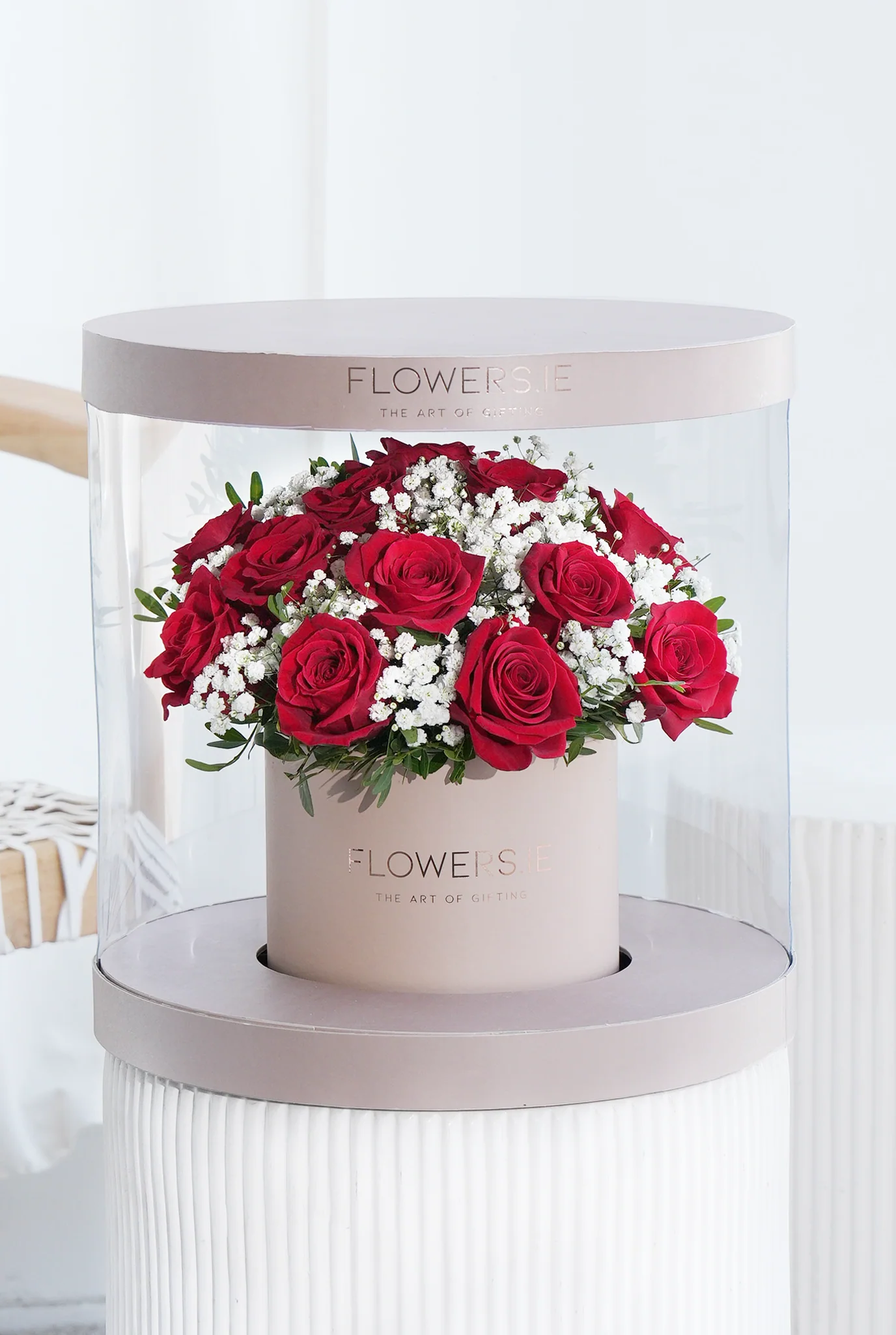 Premium Red Rose - Hatbox - Image 4