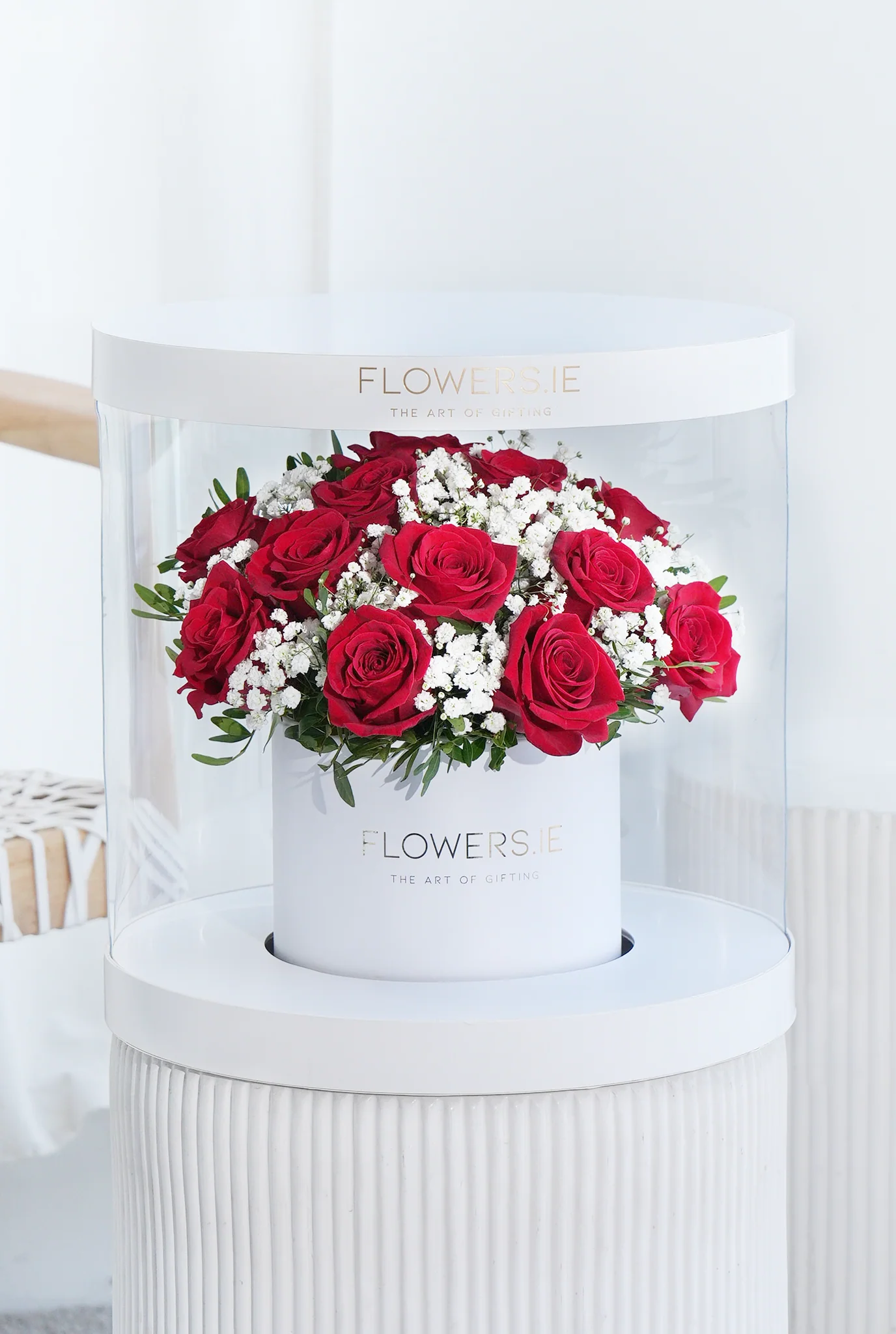 Premium Red Rose - Hatbox - Image 5
