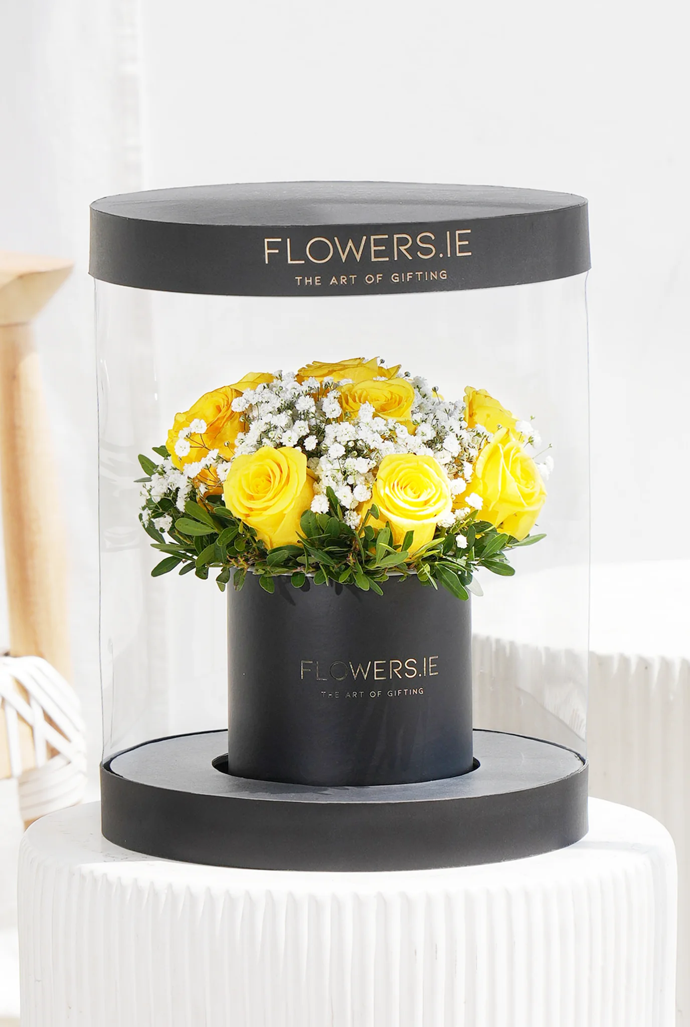 Premium Yellow Rose - Hatbox - Image 3