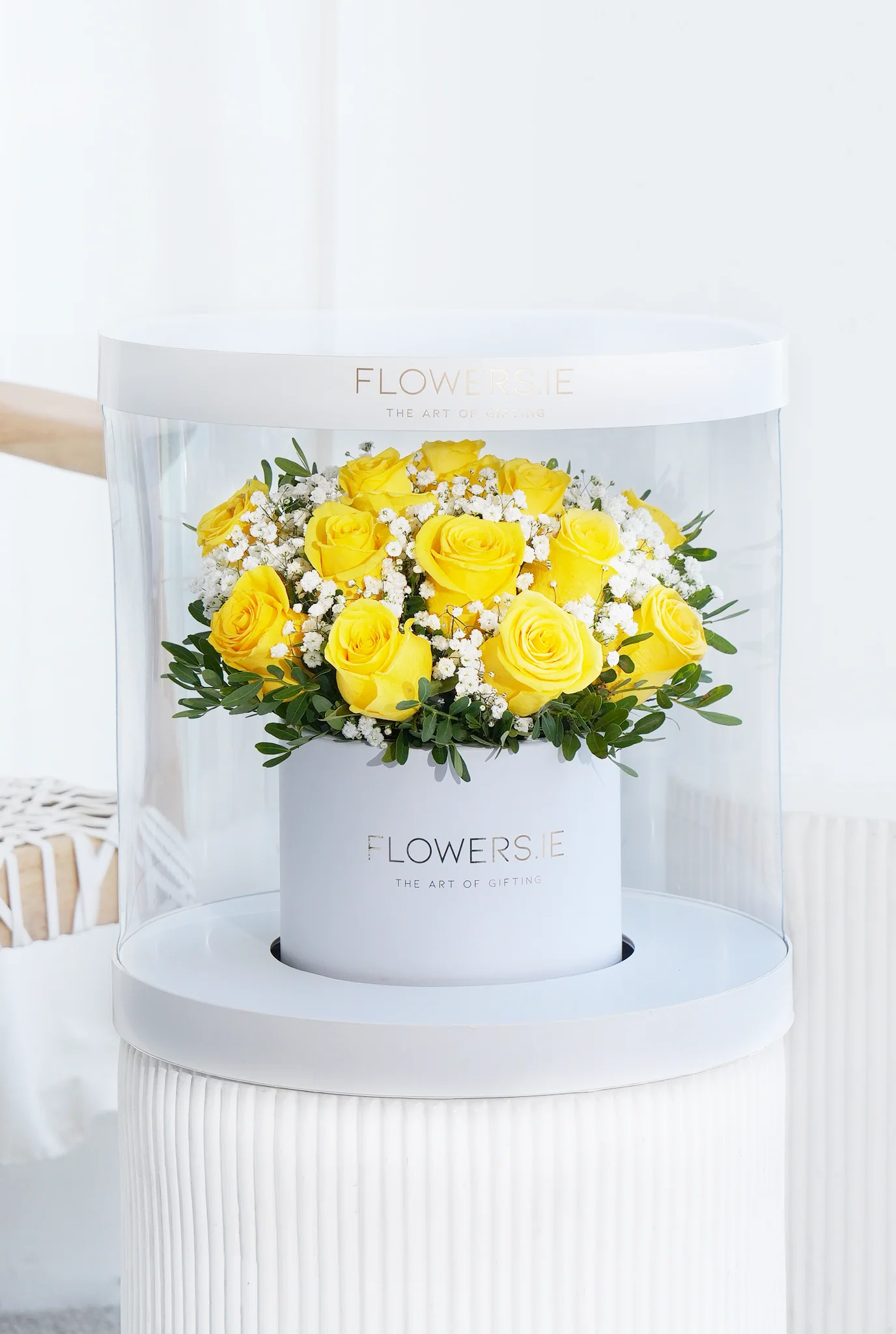Premium Yellow Rose - Hatbox - Image 5