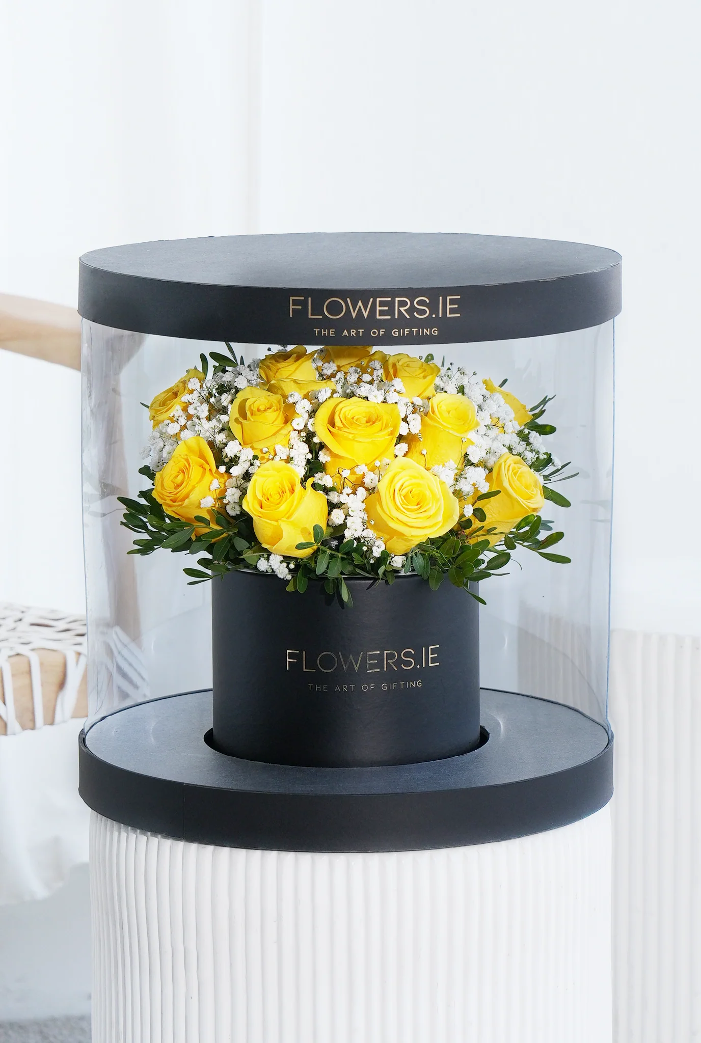 Premium Yellow Rose - Hatbox - Image 6