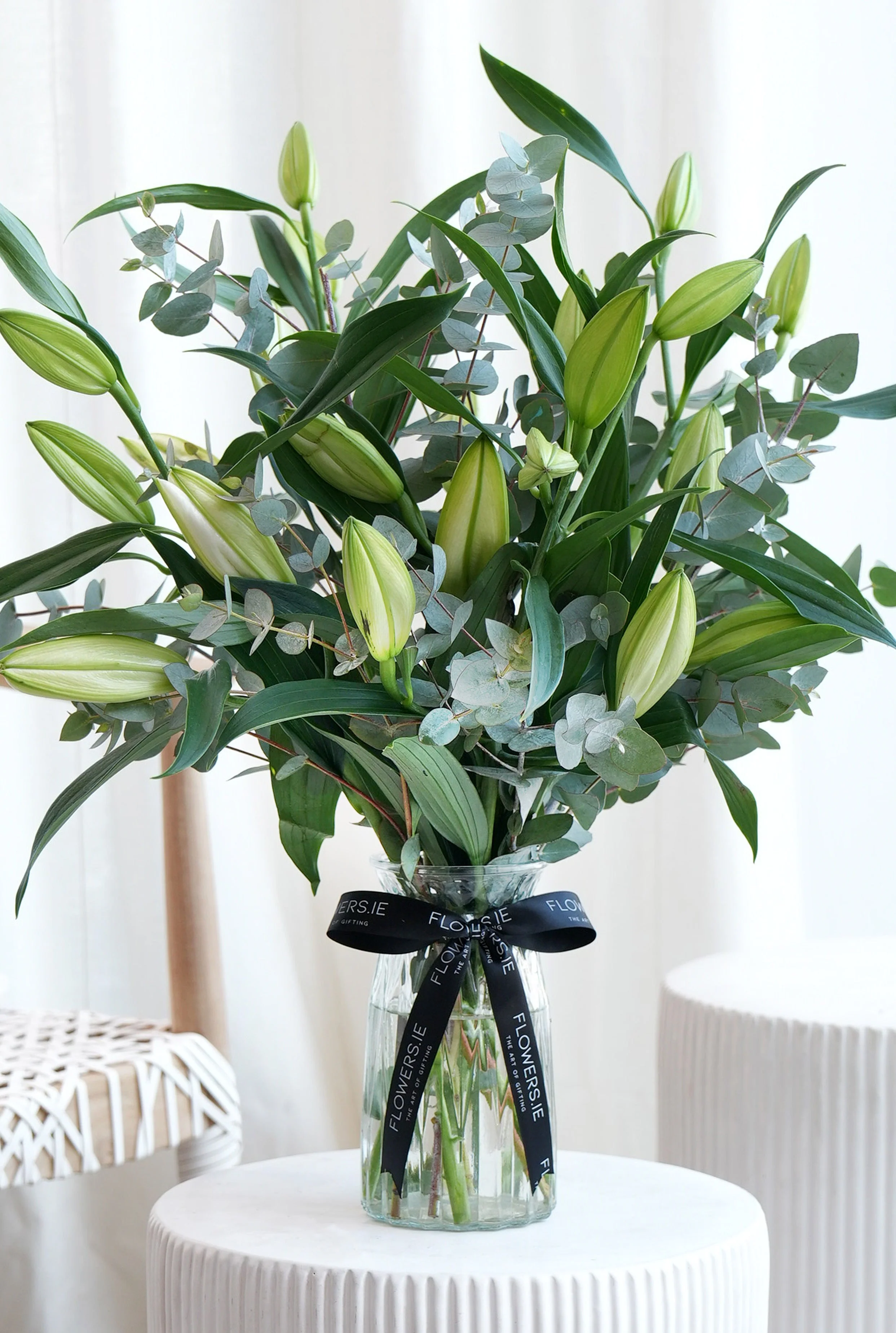 Sympathy White Scented Lily - Vase - Image 6