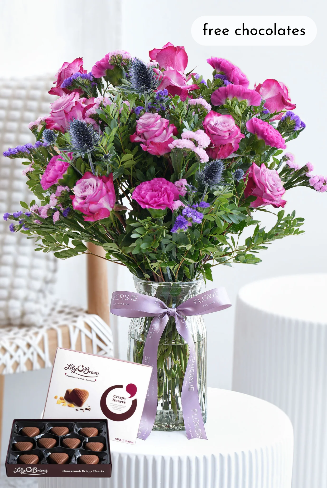 Thank You Lavender Floral - Vase - Image 3