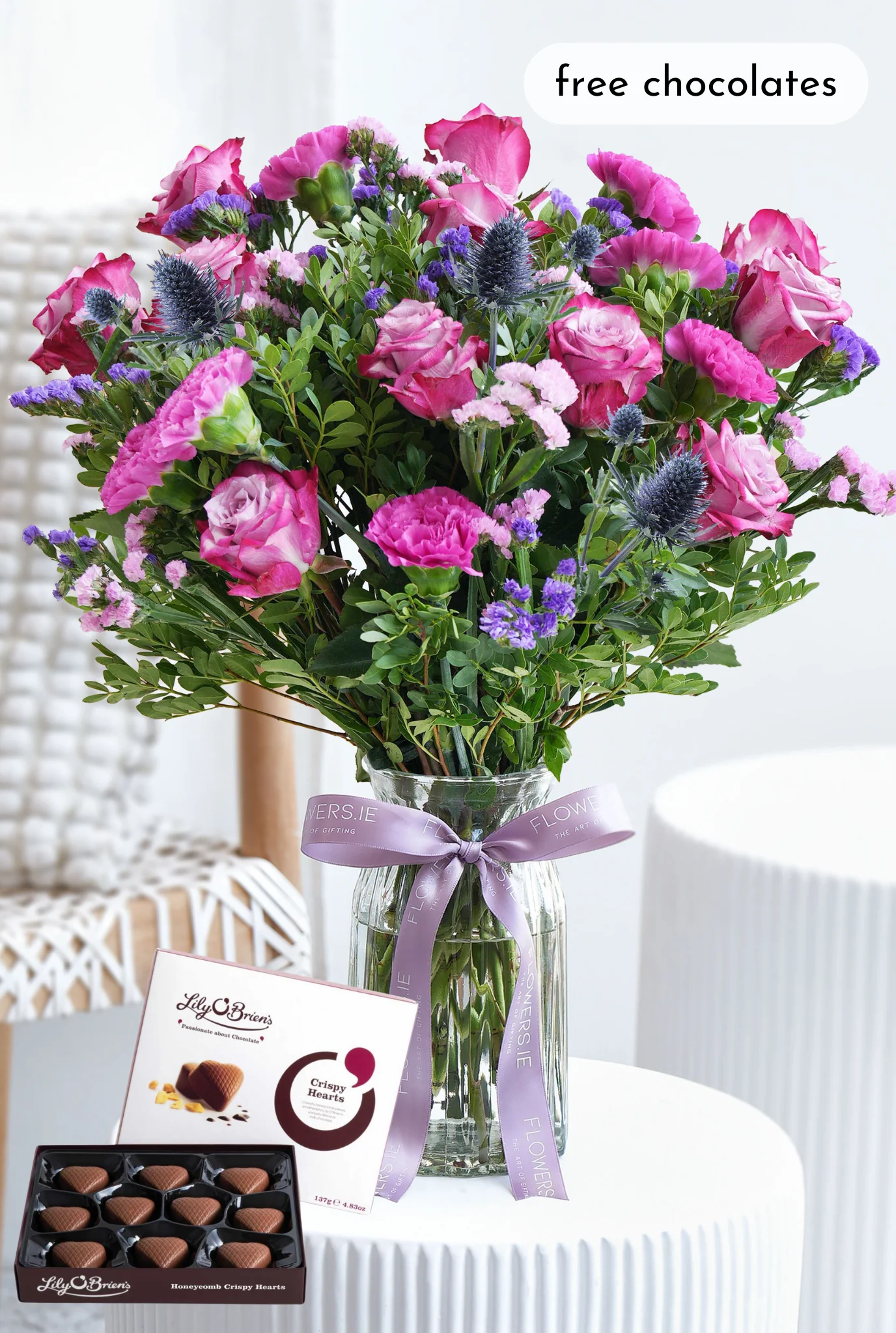 Thank You Lavender Floral - Vase - Image 4