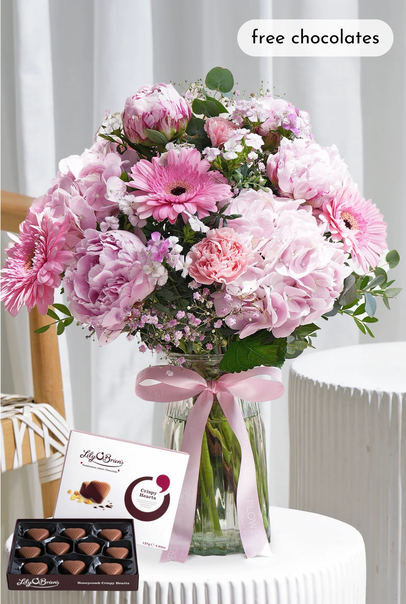 Thank You Peony Pretty Pink - Vase - Image 4
