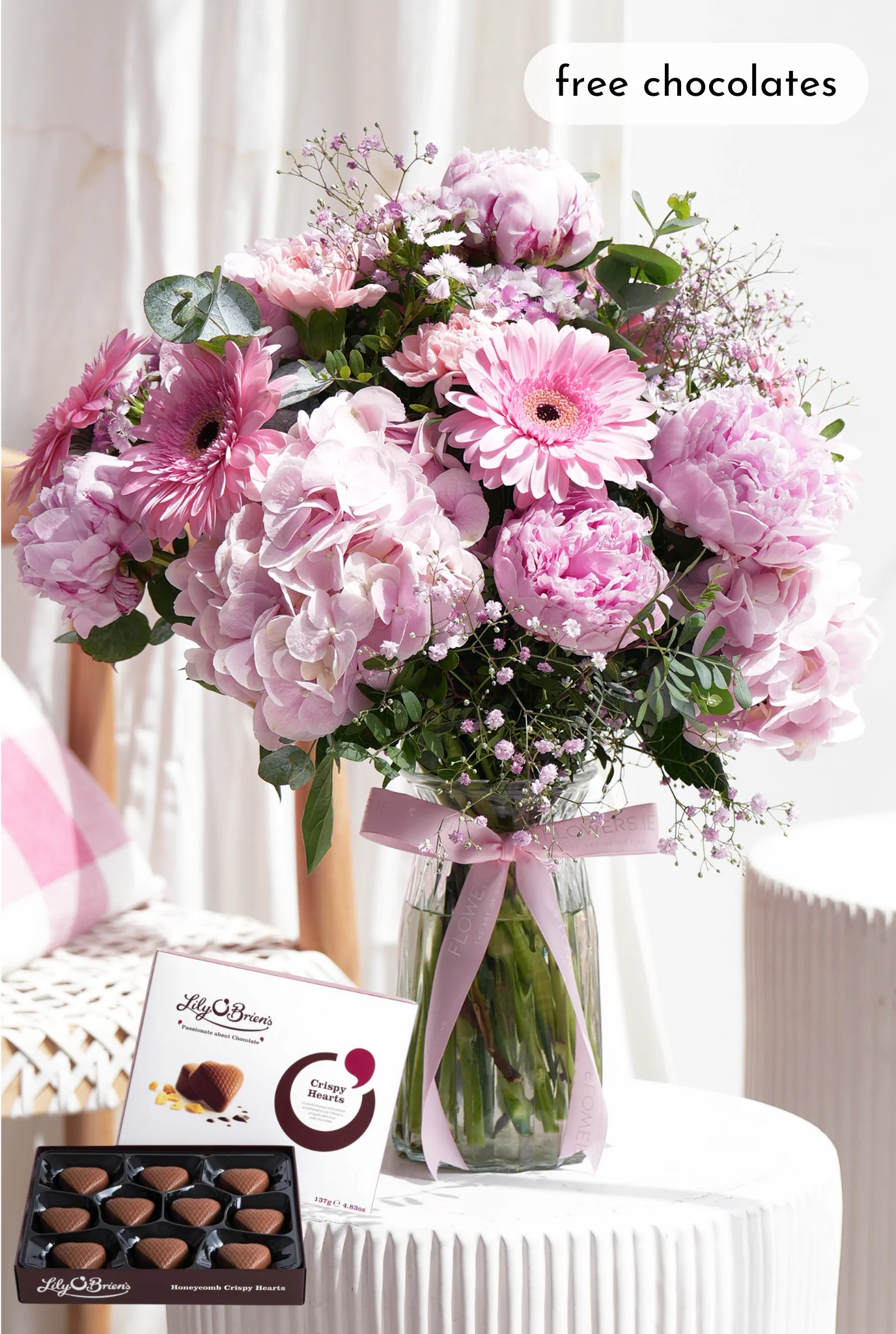 Thank You Peony Pretty Pink - Vase - Image 6