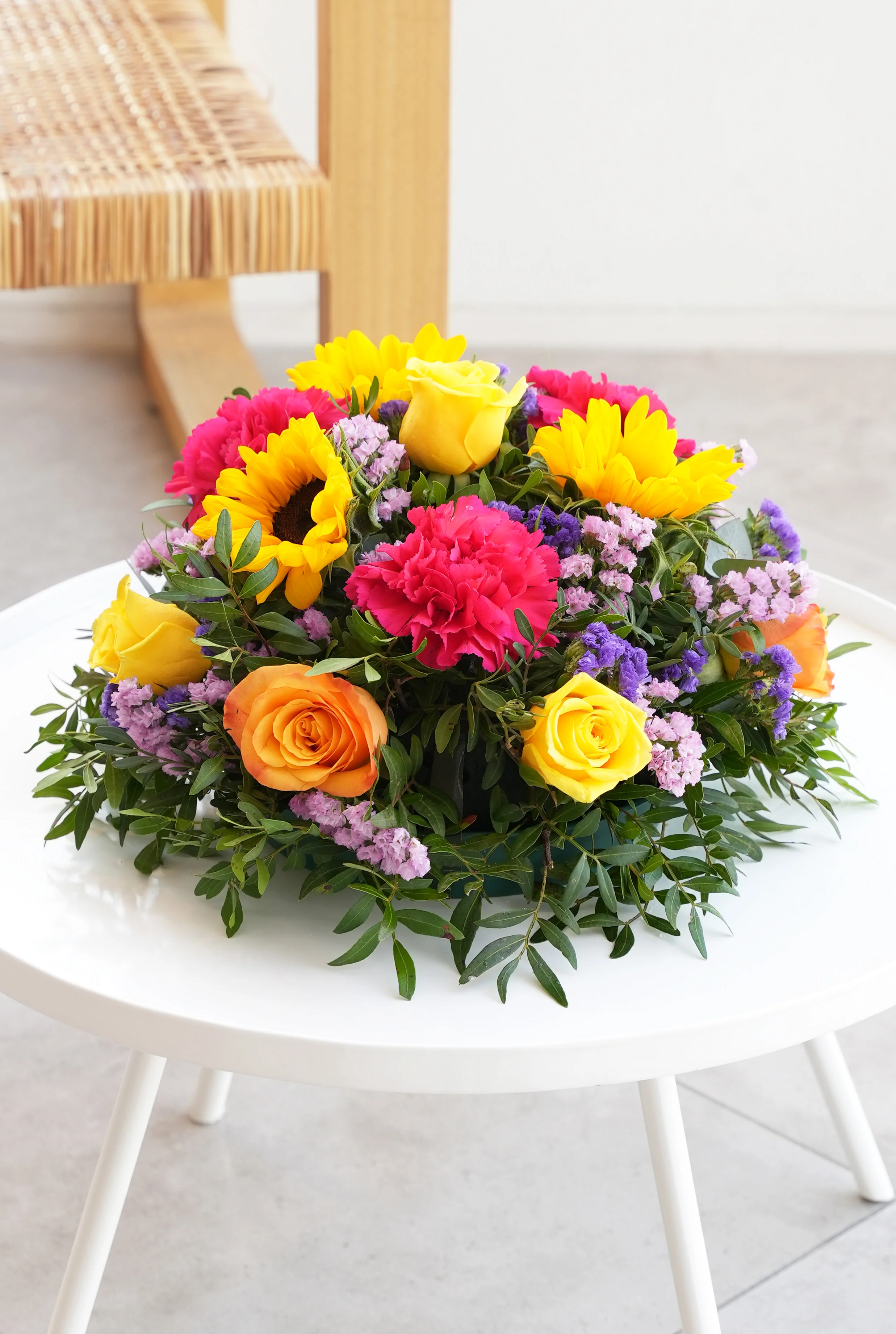 Vibrant Funeral Posy Pad - Image 3