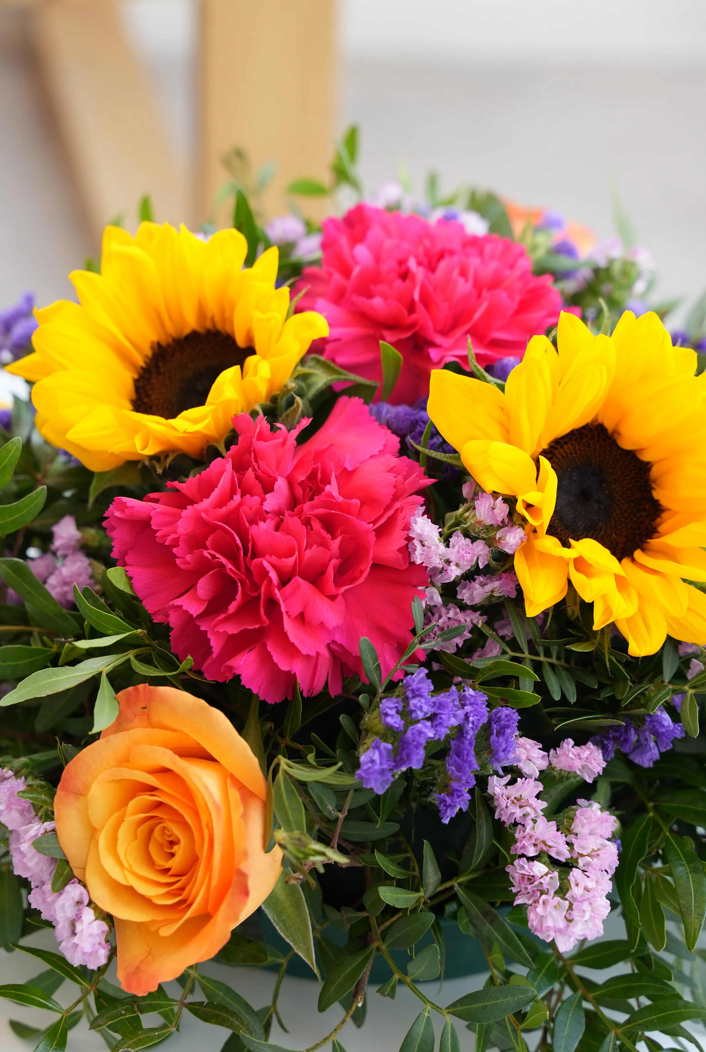 Vibrant Funeral Posy Pad - Image 5